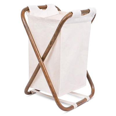 BirdRock Home BIRDROCK HOME Single Rattan Laundry Hamper - Machine Washable  Canvas Lining - Lightweight and Foldable - Removable Bag - Organizer in the Laundry  Hampers & Baskets department at Lowes.com