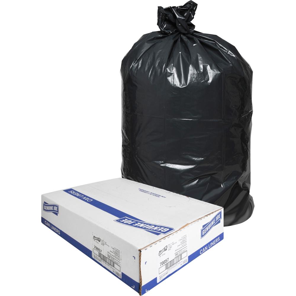 23 Gallon Black Trash Bags Heritage Bag H6644PKR0 Accufit Trash Bags 32  Gallon 33x44