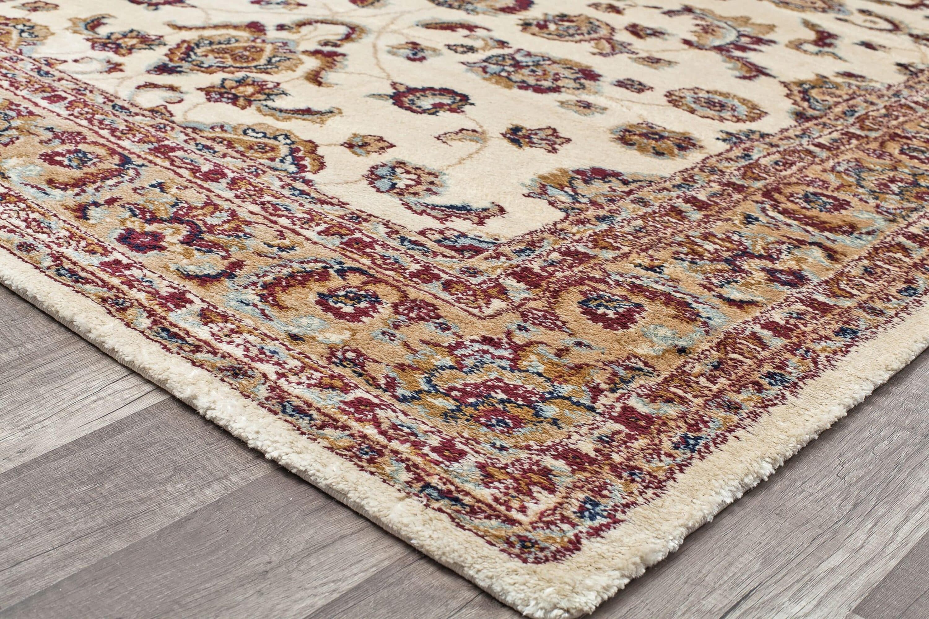 Rugs America 2 x 8 Classic Beige Indoor Medallion Runner in the Rugs ...