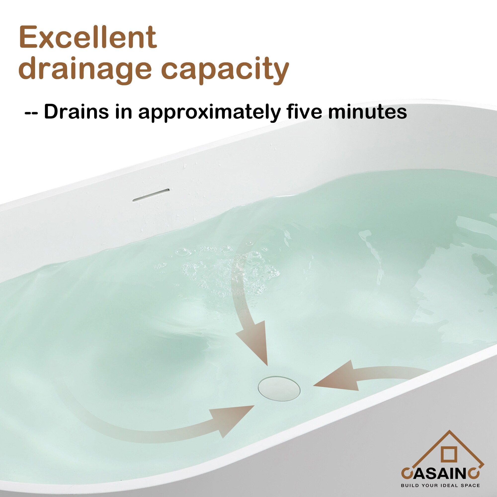 CASAINC CA-TC-8318 bathtubs - View #8