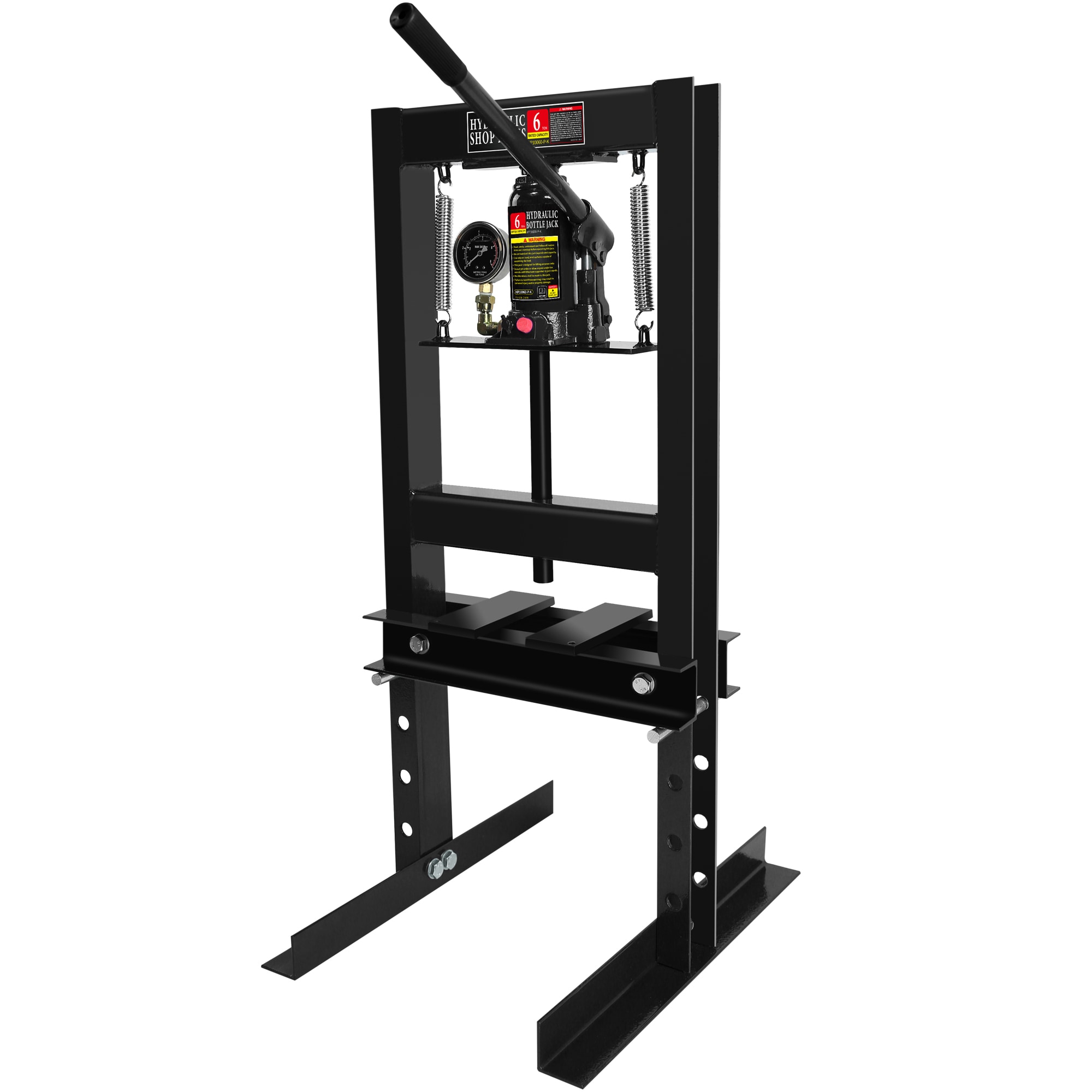 Gaierptone CRXH6XR5L5Z Black 6-Ton Steel Hydraulic Jack kit