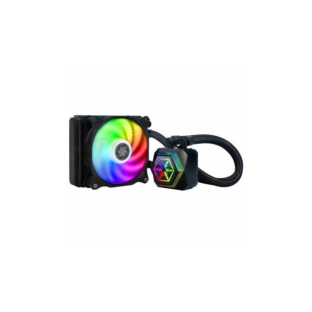 SilverStone SVSTT1917  Technologies PF120-ARGB 120 mm Single AIO CPU Liquid Cooling Universal Intel and AMD Socket Solution