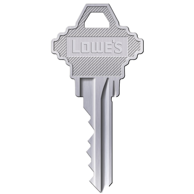 Lowe's Nickel Plated #68 Schlage Brass House/Entry Key Blank in the Key  Blanks department at Lowes.com