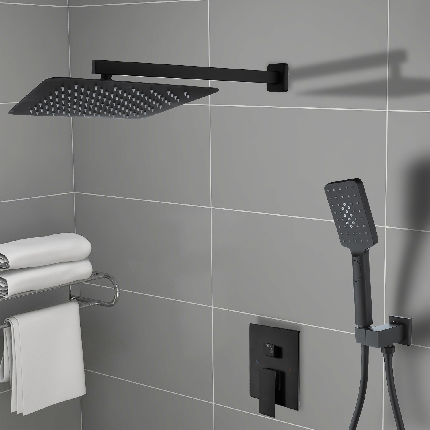 Maincraft HHK102MB Showerhead-Bar-Panels - View #2