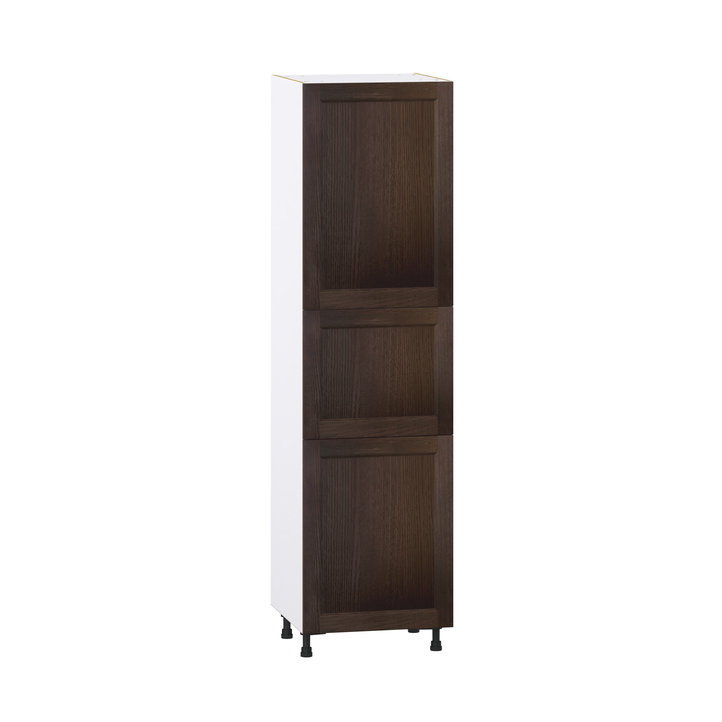 Hugo&Borg DST242489.5(L/R)-MO Montclaire 24-in W x 89.5-in H x 24-in D Wood Pantry Fully assembled Cabinet (Recessed Panel Shaker)