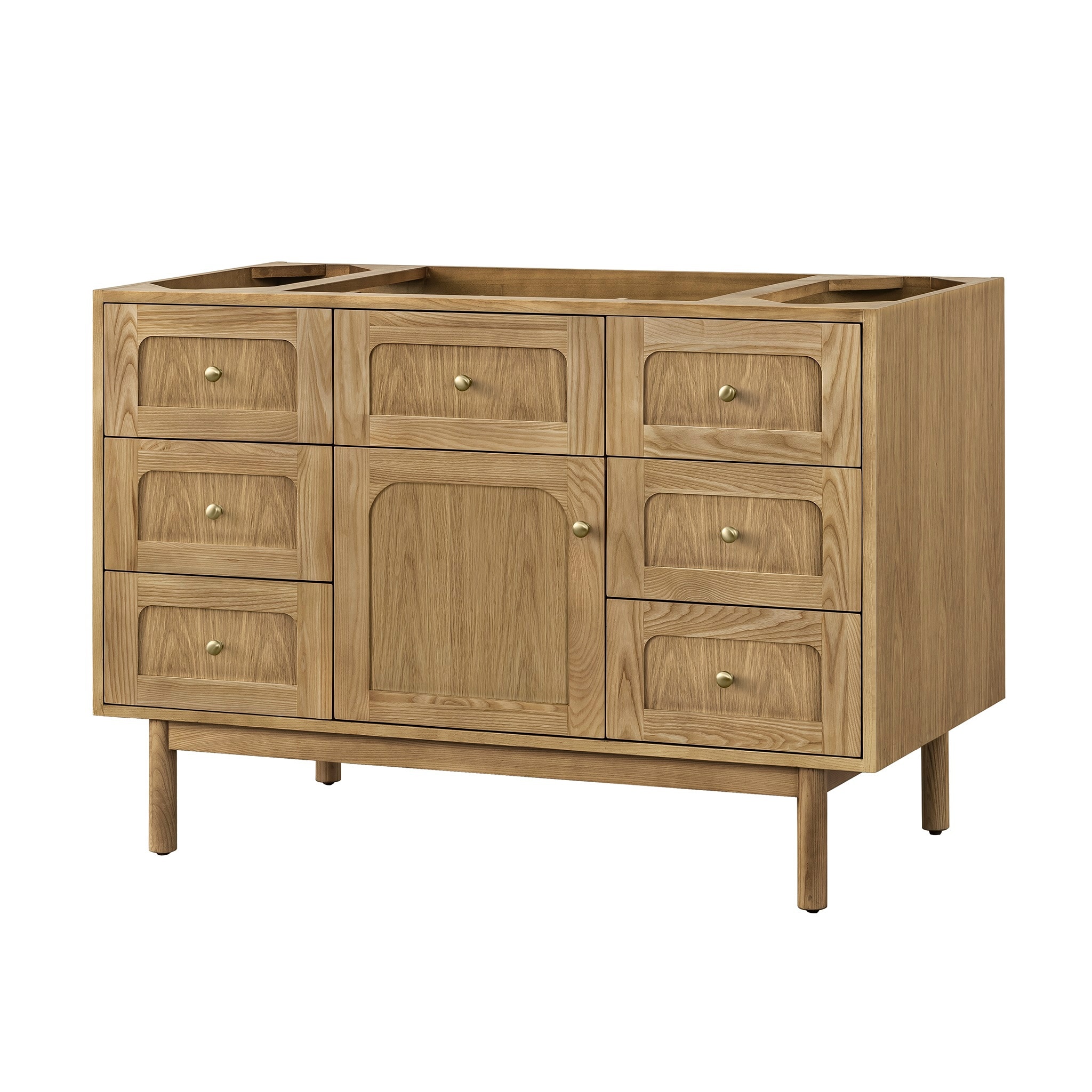 Laurent 48" Light Natural Oak Single Vanity Base