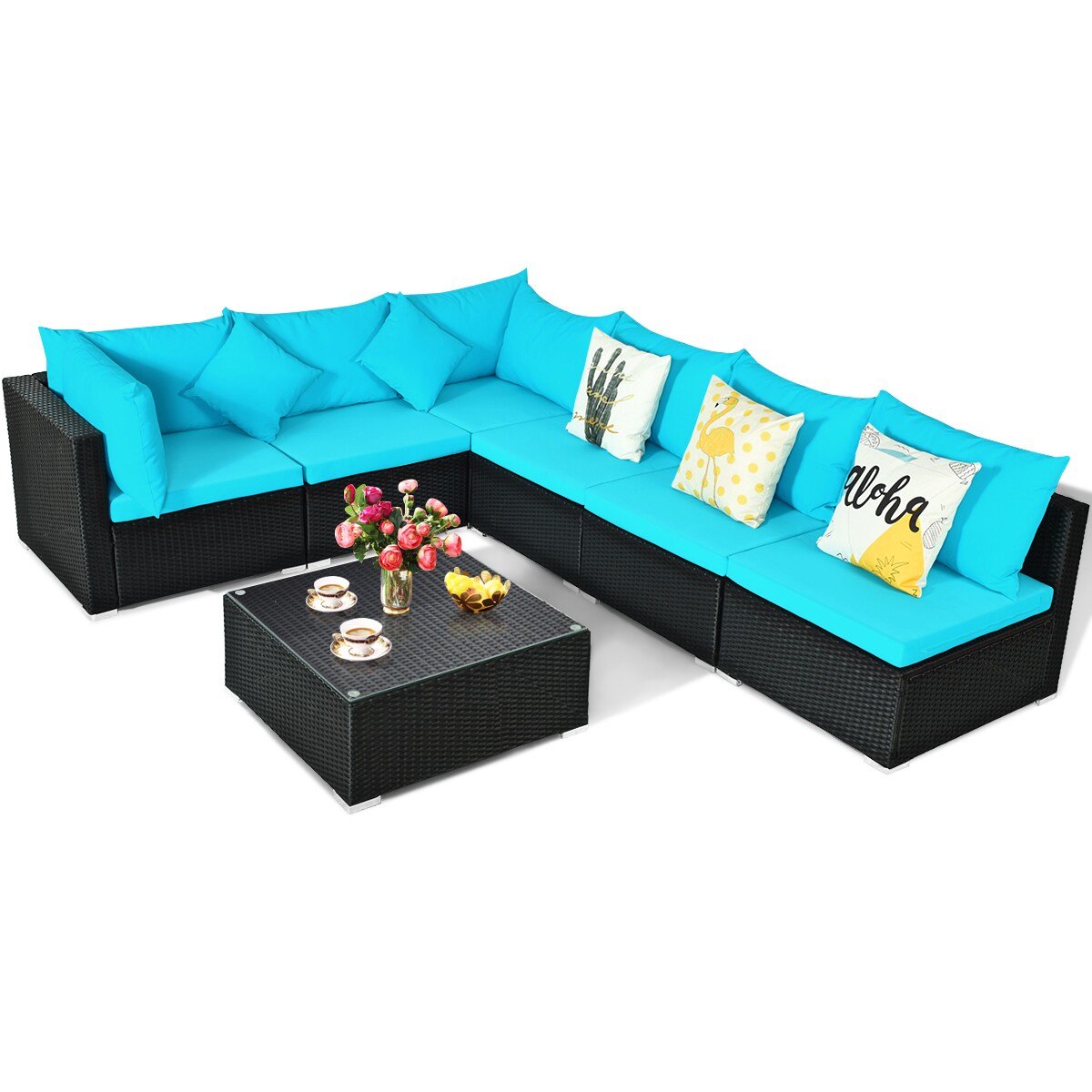WELLFOR OUG66524BTU+ Patio-Conversation-Sets - View #9