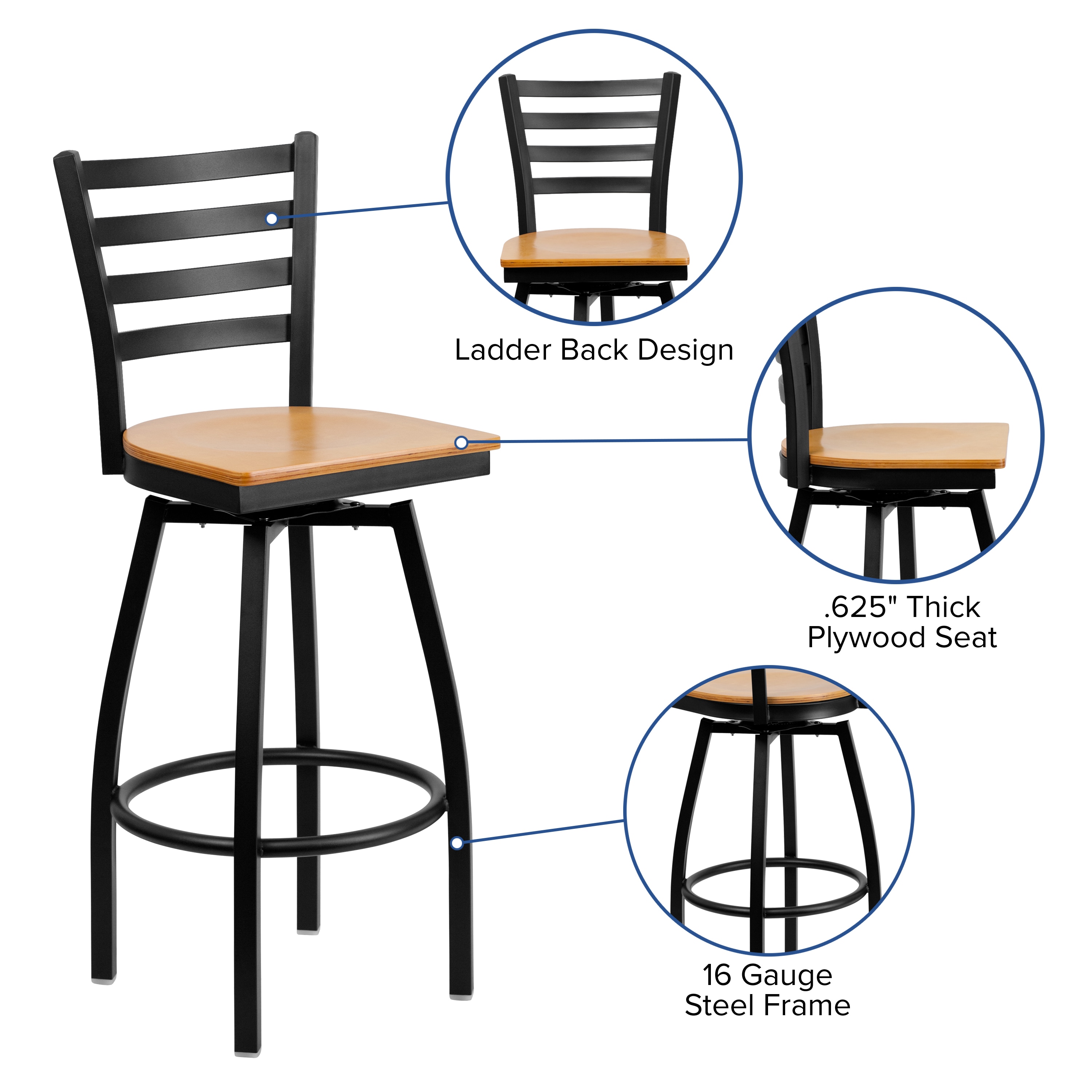 Flash Furniture 847254056281 stools - View #2