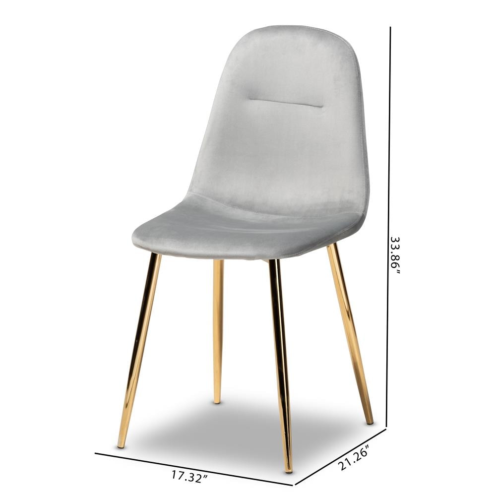 Baxton Studio 160-4PC-9911-LW Dining-Chairs - View #5
