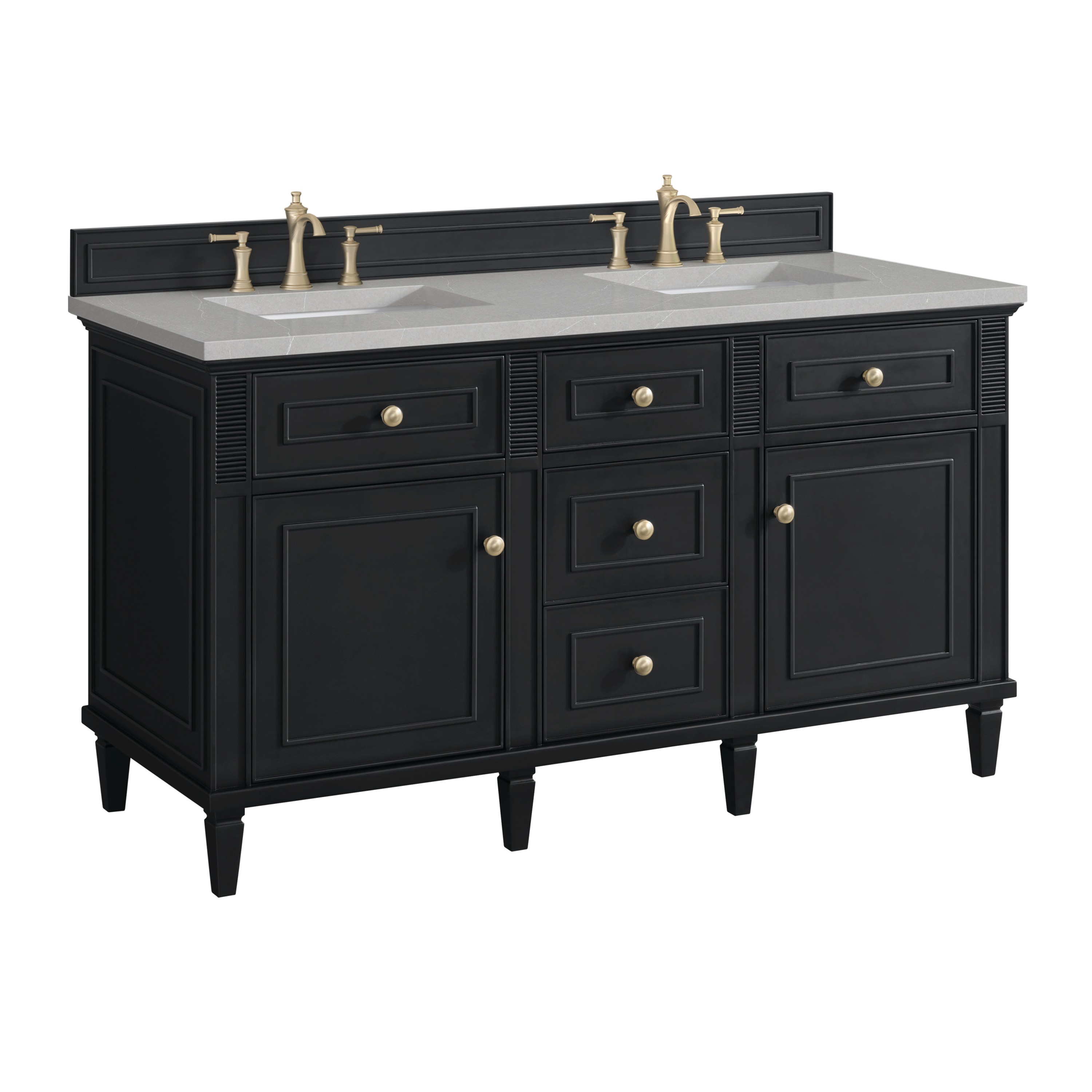 James Martin Vanities 424-V60D-BKO-3ESR Bath-Vanity-Combo - View #6