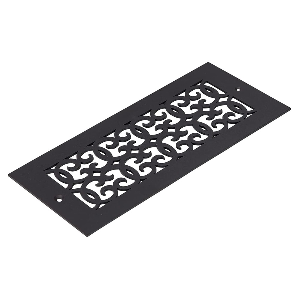 Reggio Register VL16-814-SBH 6-in x 12-in Steel Black Floor Register