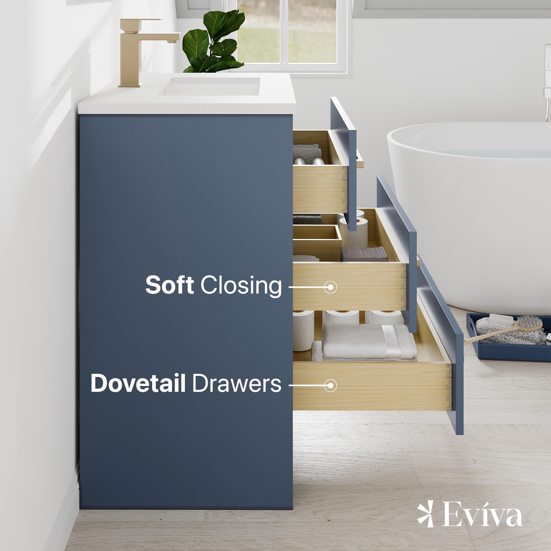 Eviva EVVN812-24X18DB Bath-Vanity-Combo - View #8