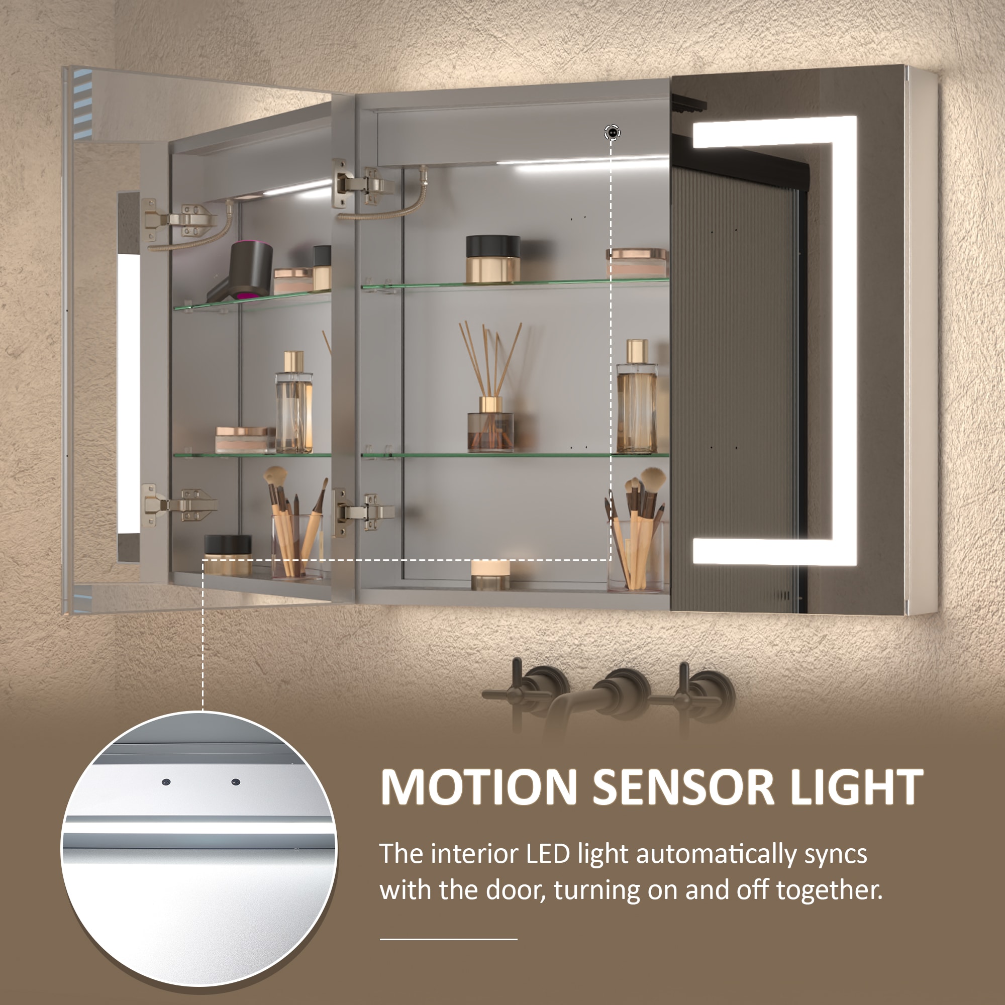 ExBrite LWSDHMC3026V3 Bathroom-Medicine-Cabinets - View #9
