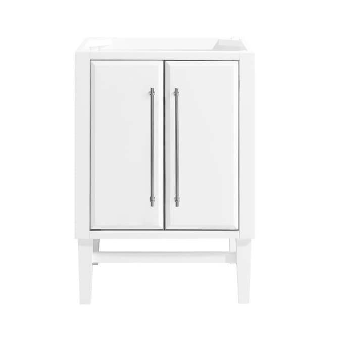 Avanity Mason 24 In White Bathroom Vanity Cabinet The Vanities Without Tops Department At Com - 24 Inch Bathroom Vanity Cabinet Only