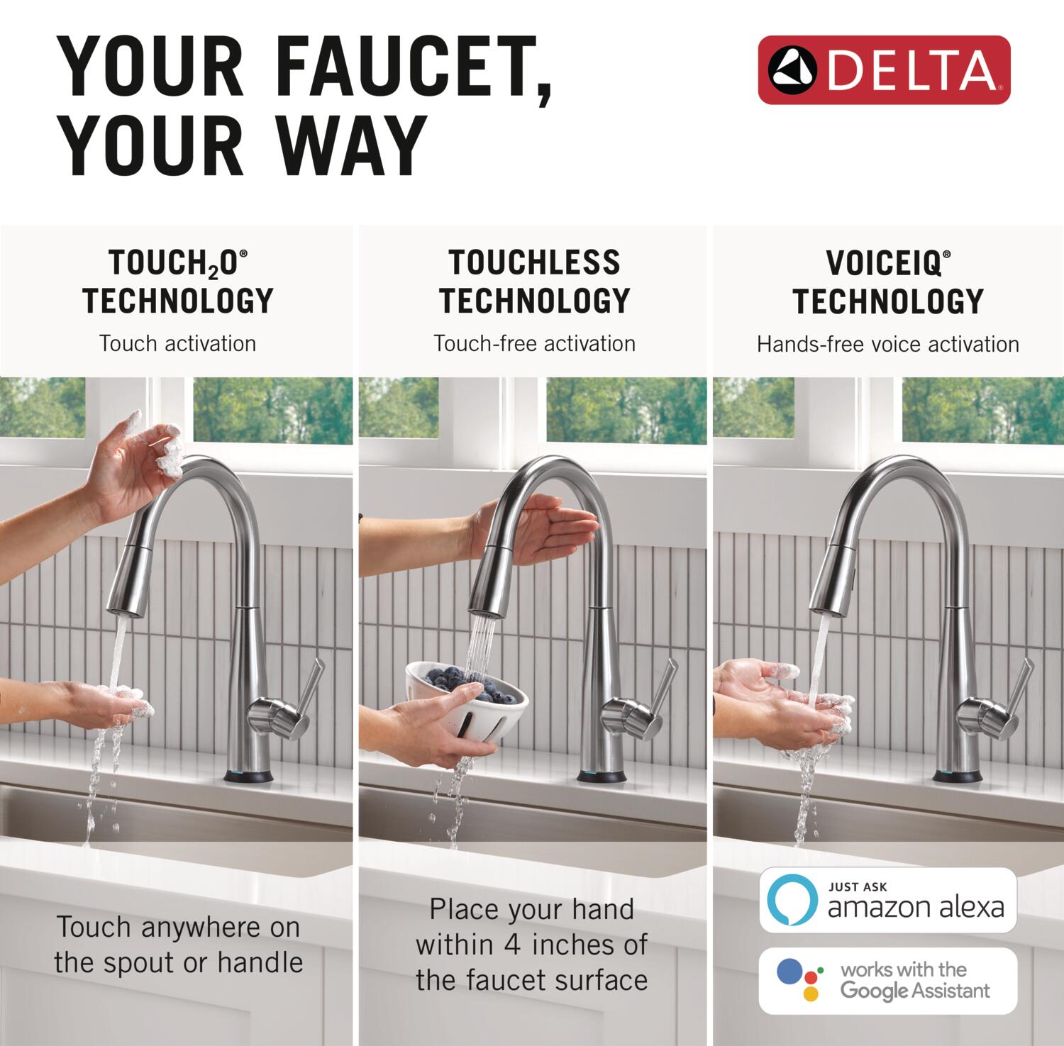 Delta 9113TLV-AR-DST Kitchen-Faucets - View #3
