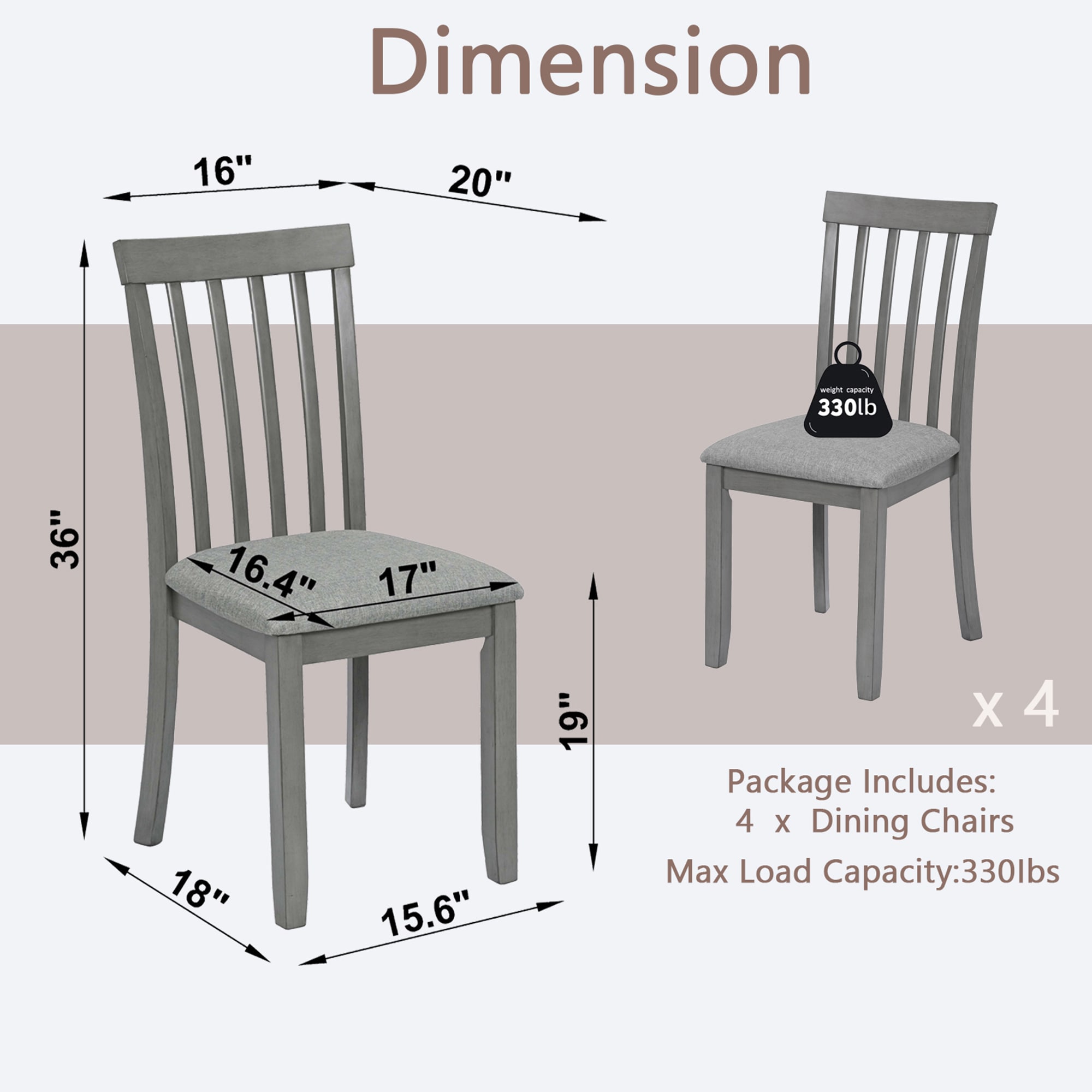 SINOFURN SYA370043BG Dining-Chairs - View #9