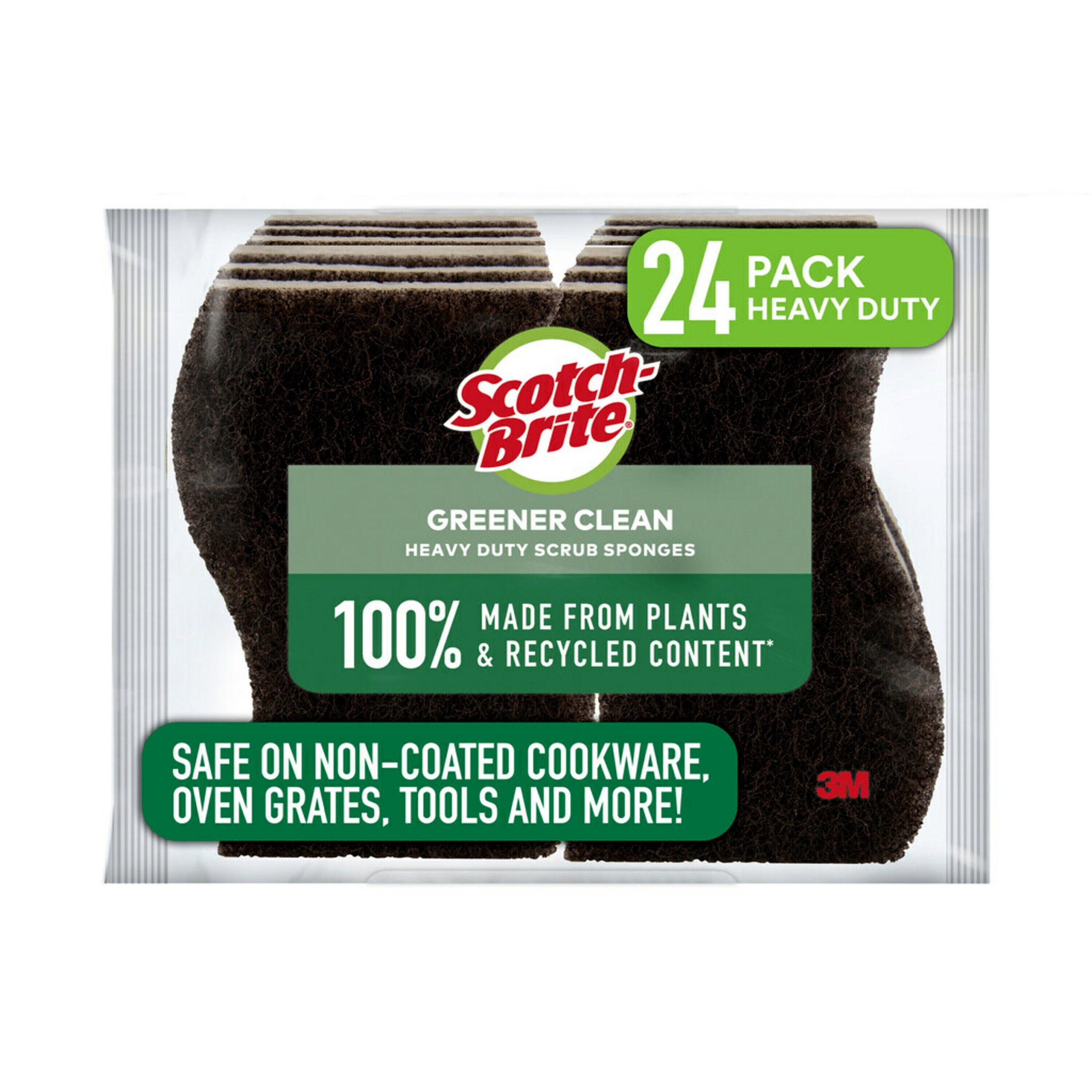 Scotch-Brite Heavy Duty Scrub Sponges, Sponges for Cleaning Kitchen and  Household, Heavy Duty Sponges Safe for Non-Coated Cookware, 9 Scrubbing  Sponges 9 Scrub Sponges