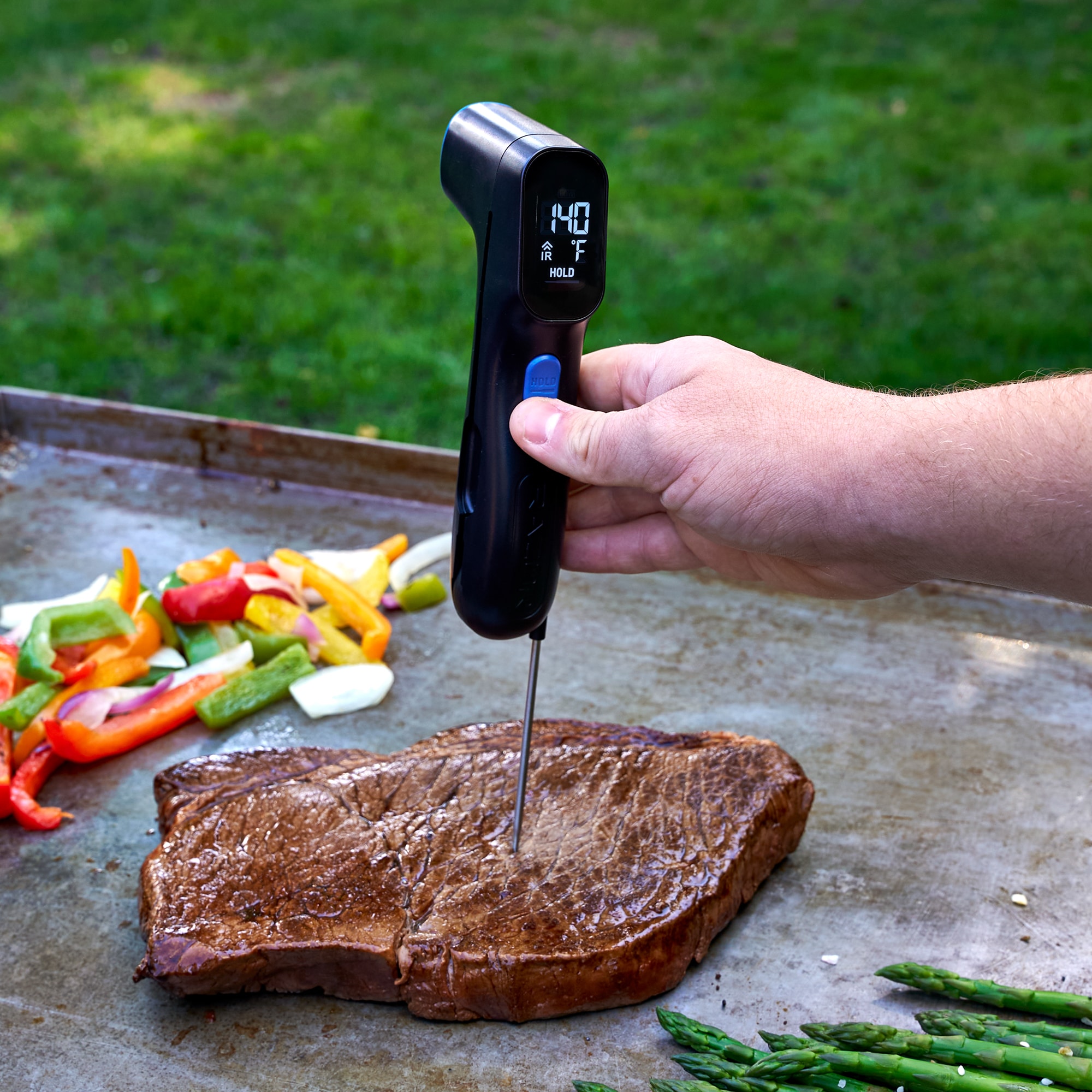 Meat Thermometer Fork BBQ Fork With Thermometer Digital BBQ Fork  Thermometer Fork Instant Read Fork for Kitchen Grilling - AliExpress