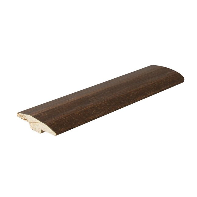 Flexco Chocolate 0.46-in T x 2-in W x 78-in L Solid Wood Floor T-moulding Flexco Chocolate 0.46-in T x 2-in W x 78-in L Solid Wood Floor T-moulding