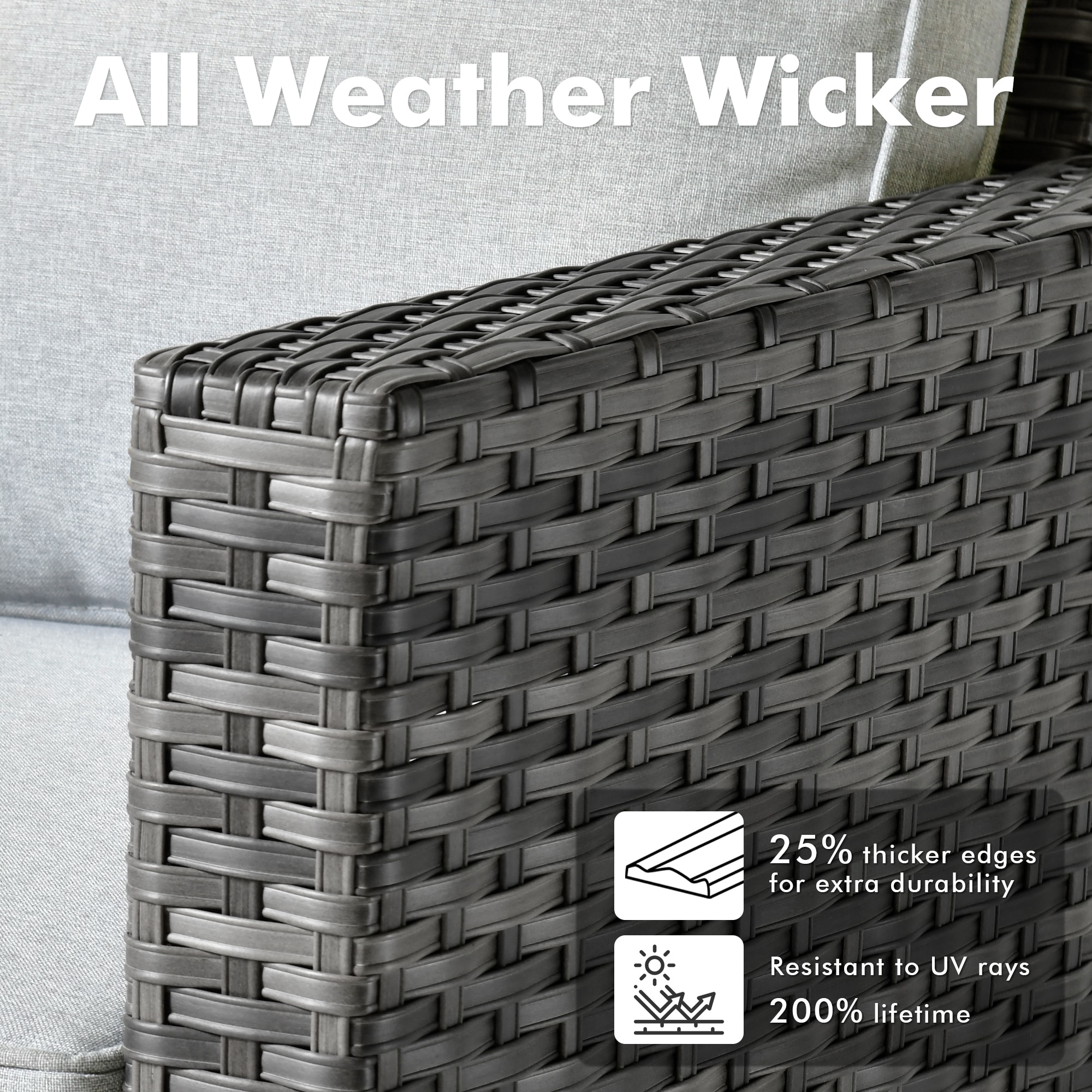weaxty HMBCFP8503NGRS708S1 Patio-Conversation-Sets - View #2