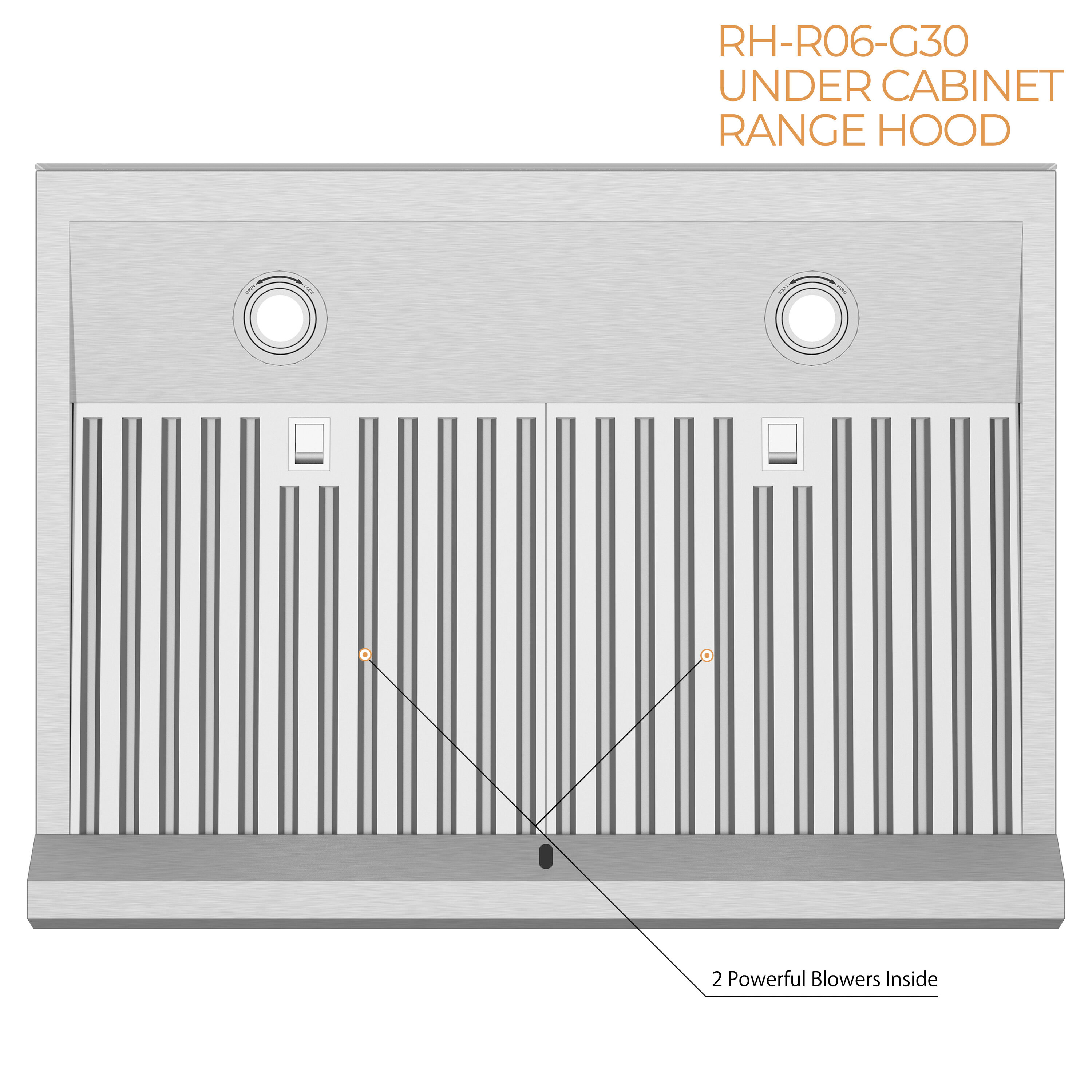Awoco RH-R06-G30 Undercabinet-Range-Hoods - View #5