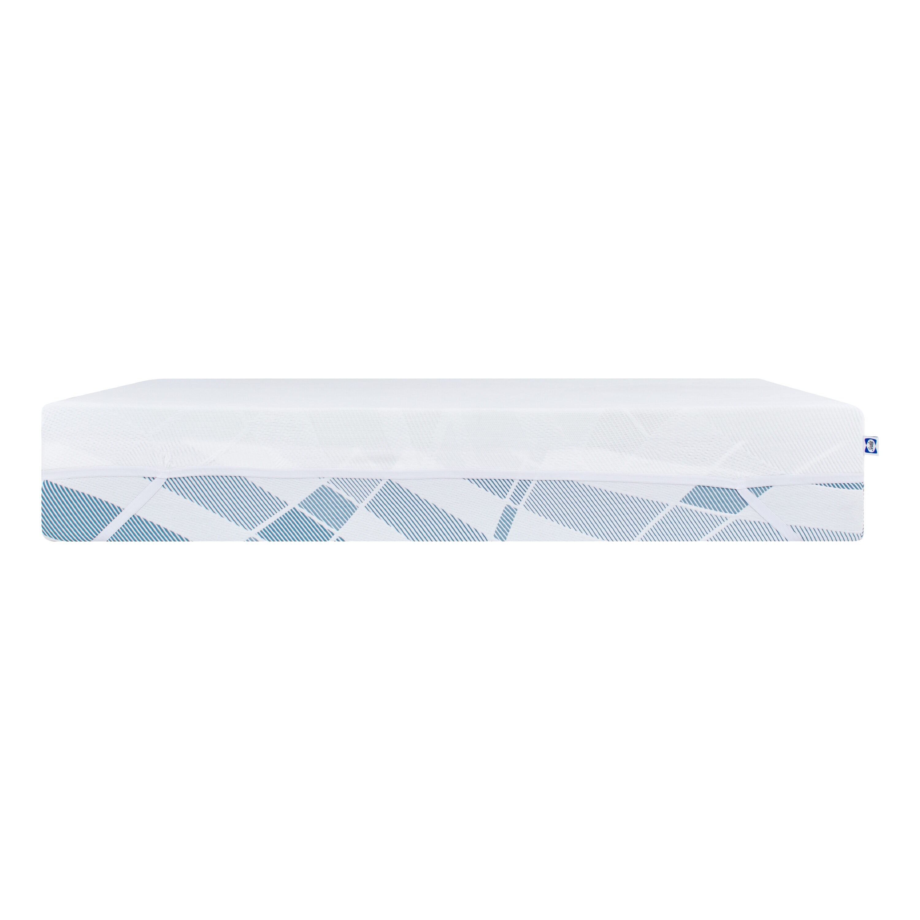 Twin Size Gel Memory Foam Mattress Topper with Cooling Cover