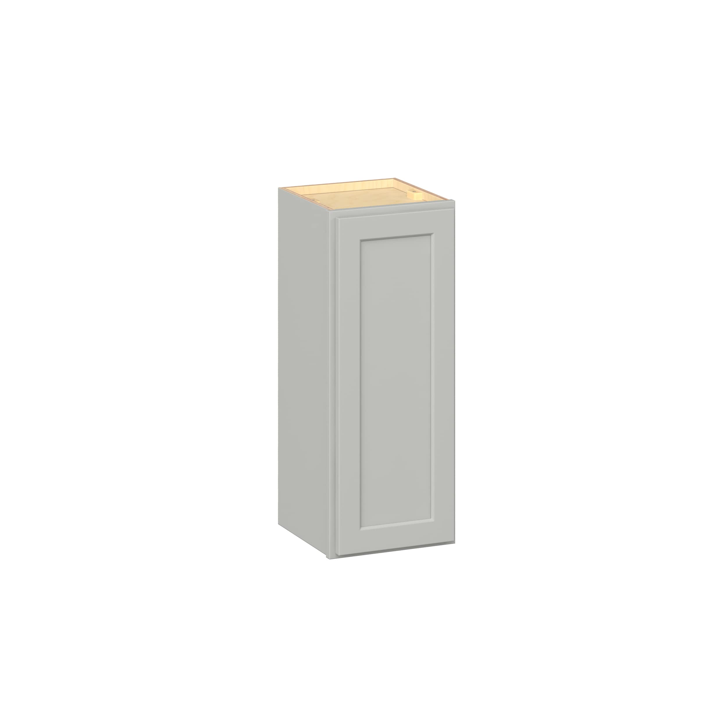RELIABILT - Parkstone II 12-in W x 30-in H x 13-in D Light Gray Painted Wall Fully Assembled Plyw...