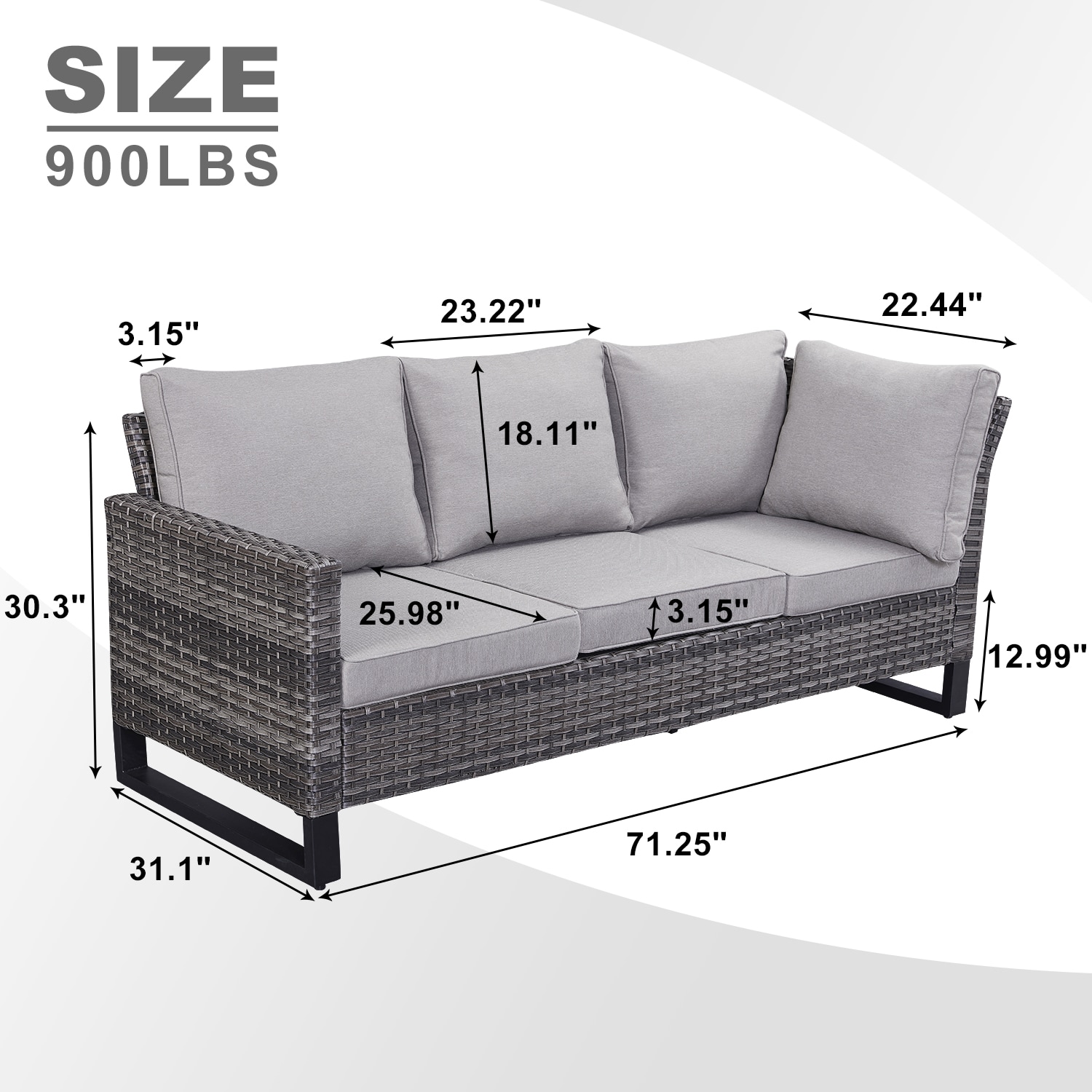 Rilyson FS067-3 Patio-Sofas-Daybeds - View #6
