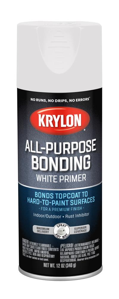 Krylon Flat White Spray Primer (NET WT. 12-oz) at