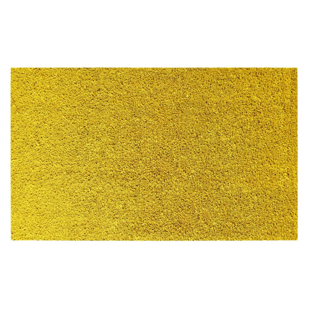Callowaymills 105822436NP 2-ft x 3-ft Yellow Coir/Vinyl Rectangular Indoor or outdoor Decorative Novelty Door mat