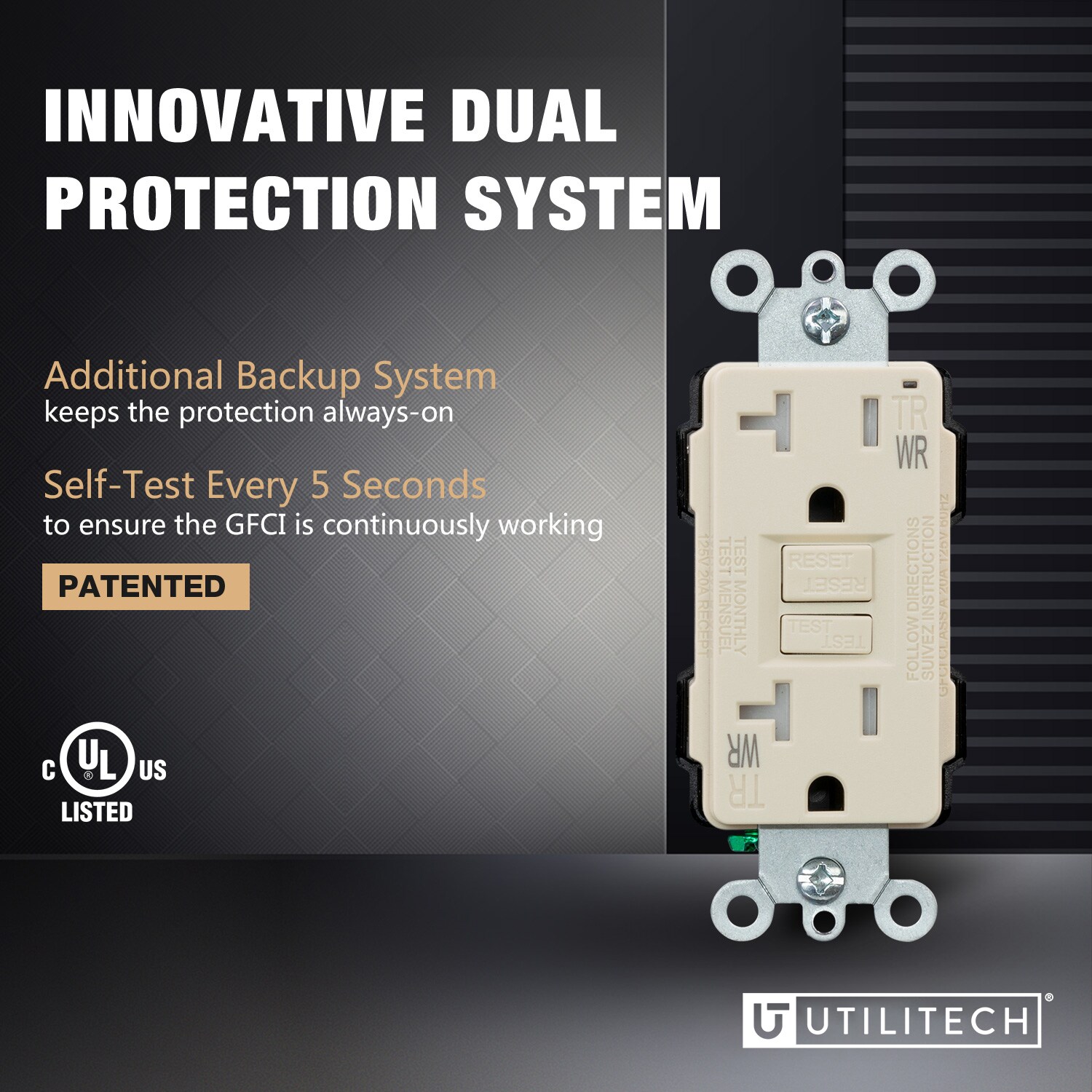 Utilitech G1920TW-LA6 receptacles - View #3