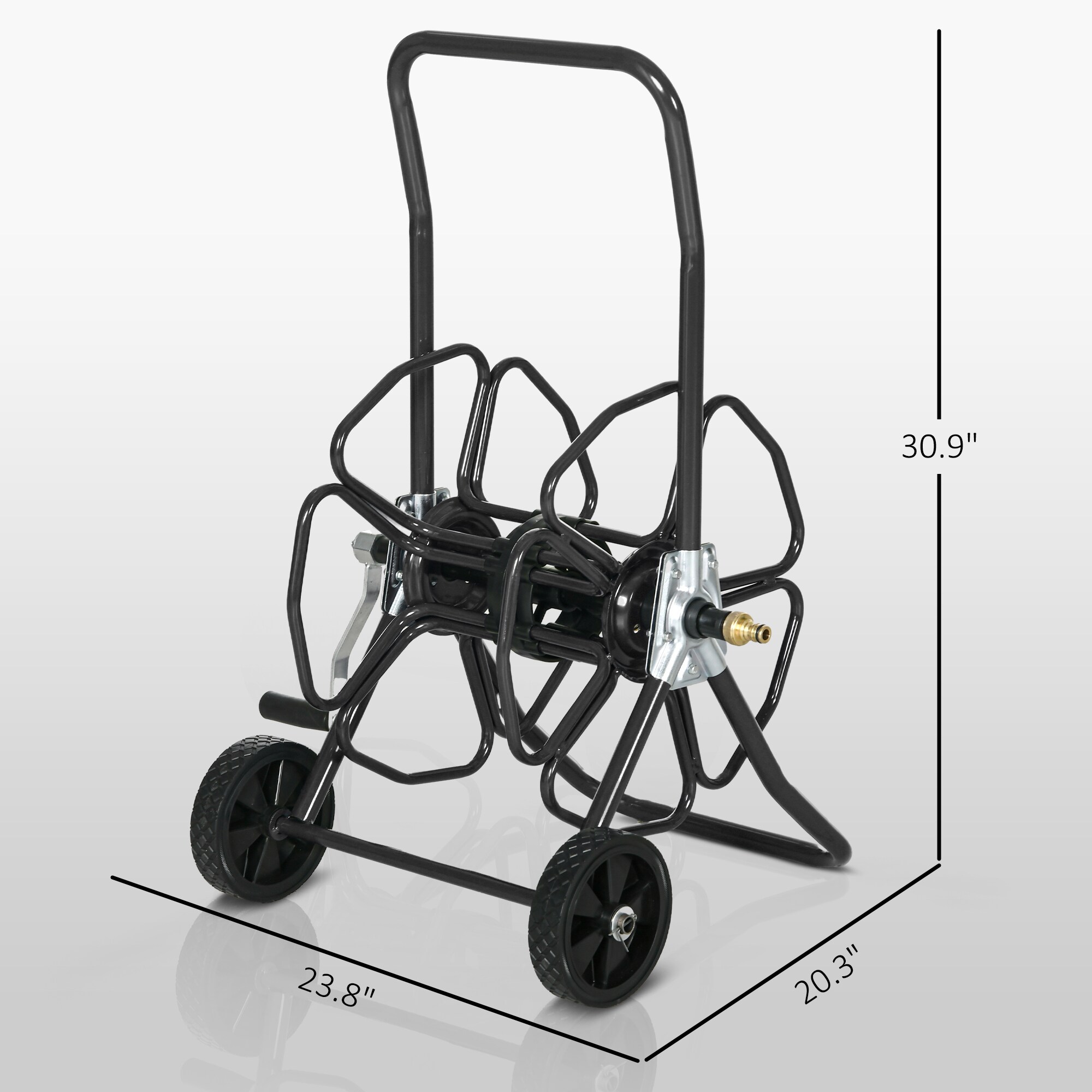 Outsunny 84H-138V00BK Yard-Carts - View #3