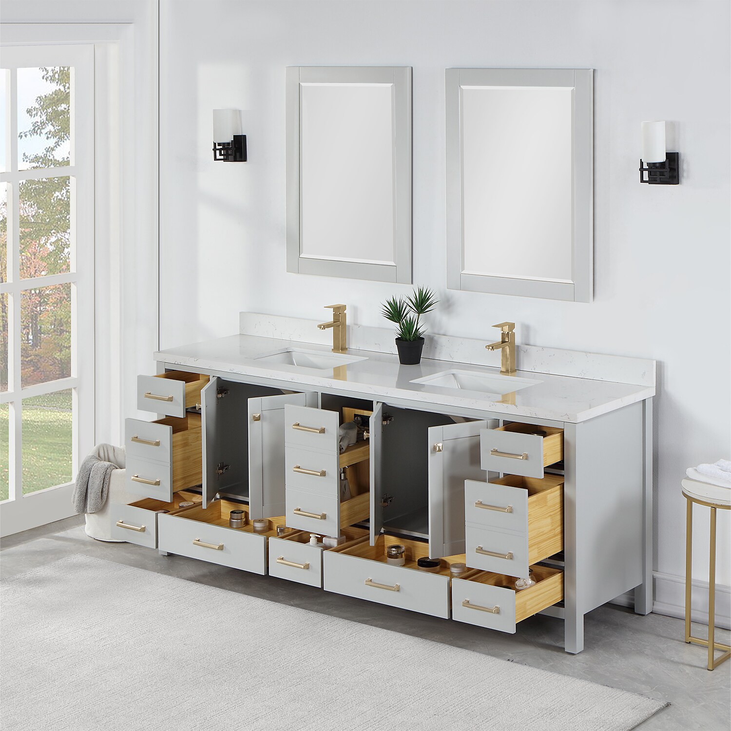 Vinnova 785084-PG-WS Bath-Vanity-Combo - View #4