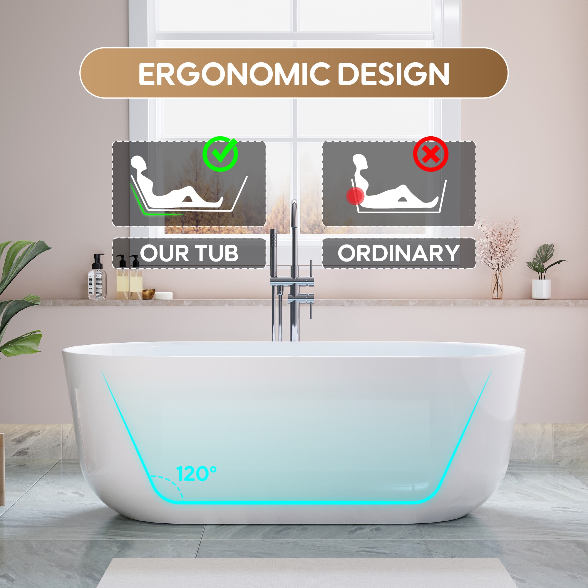 WELLFOR JO-115312 bathtubs - View #9
