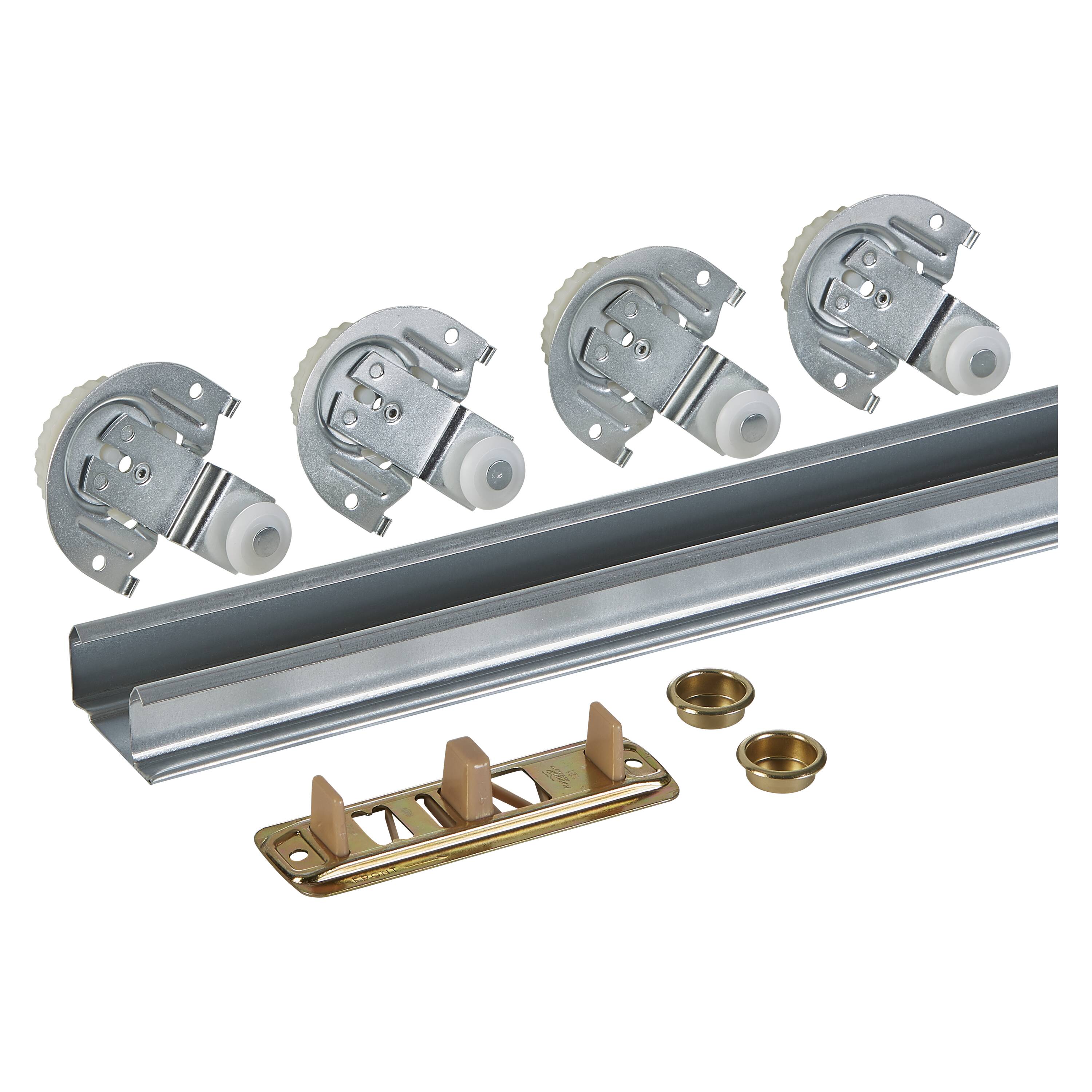 National Hardware 48 In Bi Pass Door Sliding Closet Door Track Kit In The Sliding Closet Door 7103