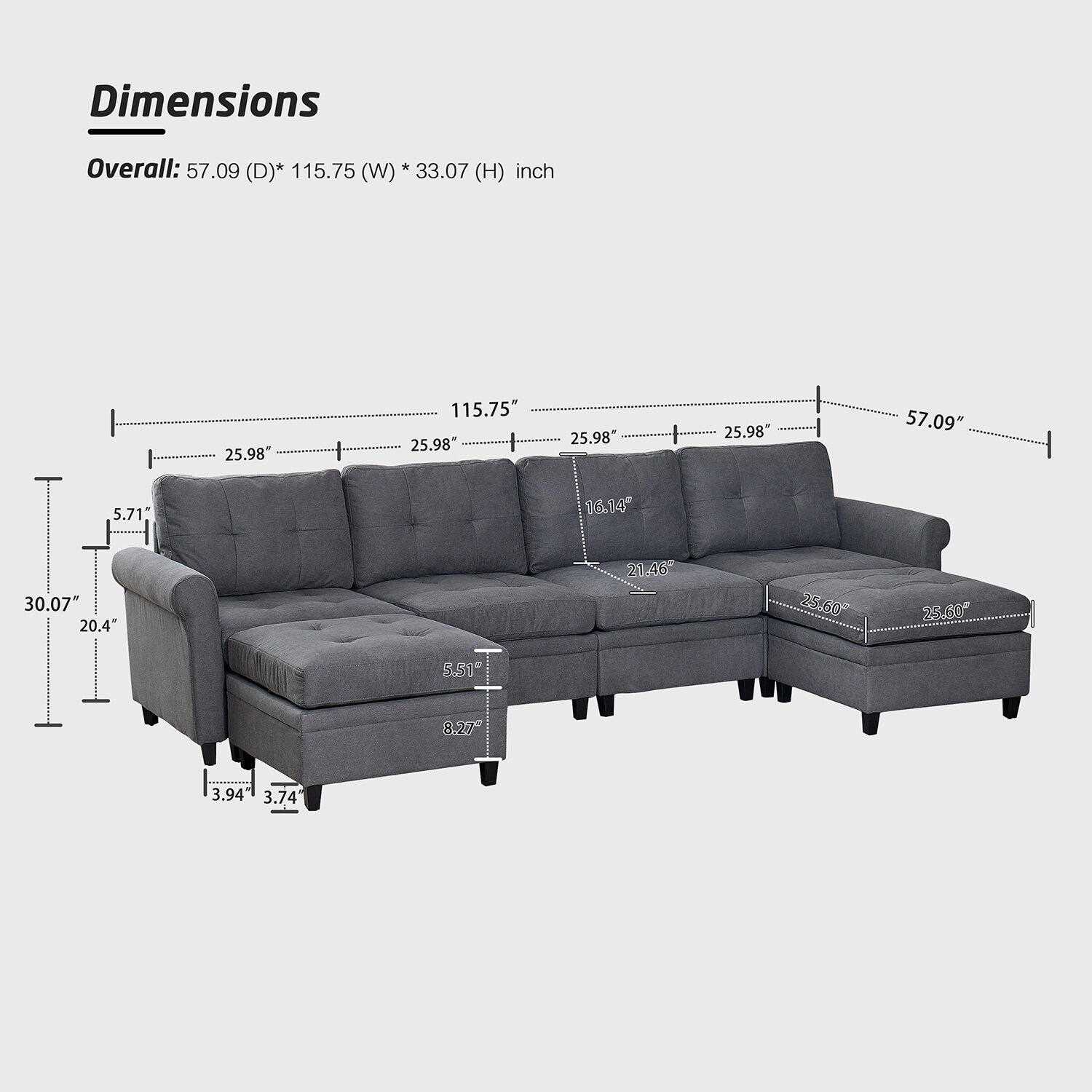 GZMR GZ-W26102 Sofas-Loveseats - View #7