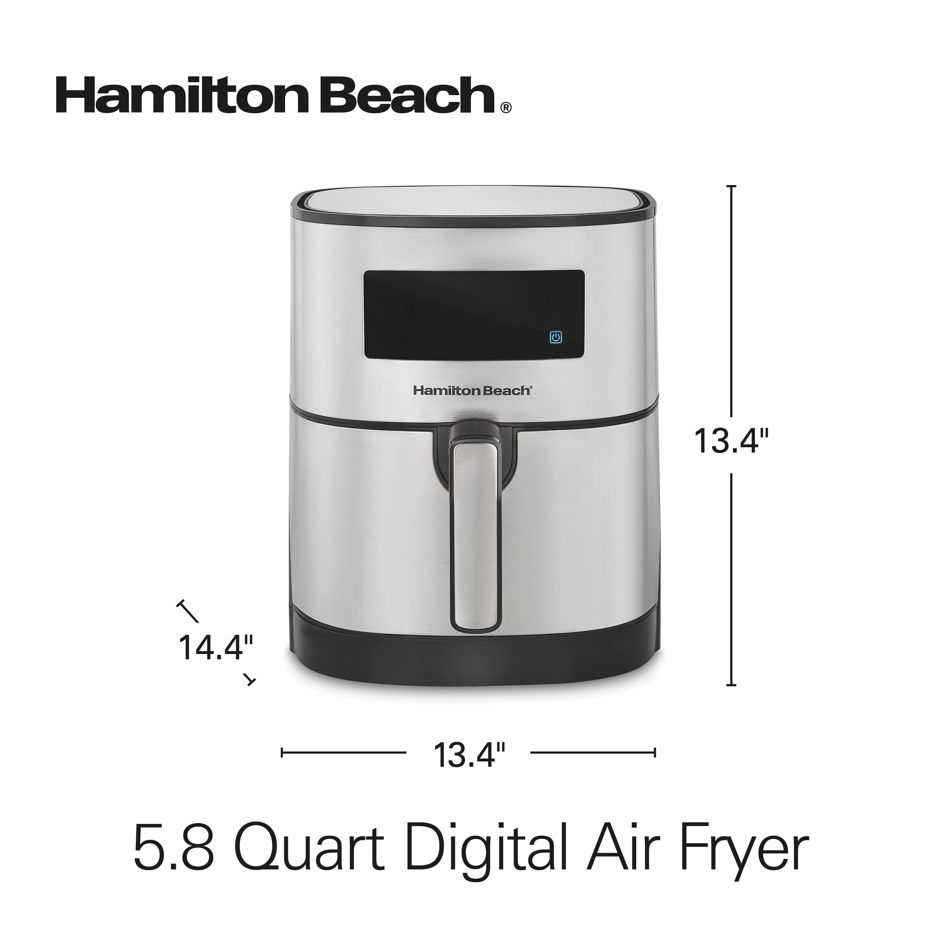 Hamilton Beach 6-Quart Black Air Fryer 35075 simolary.com 16 Hamilton Beach 6-Quart Black Air Fryer 35075 Simolary simolary.com 16