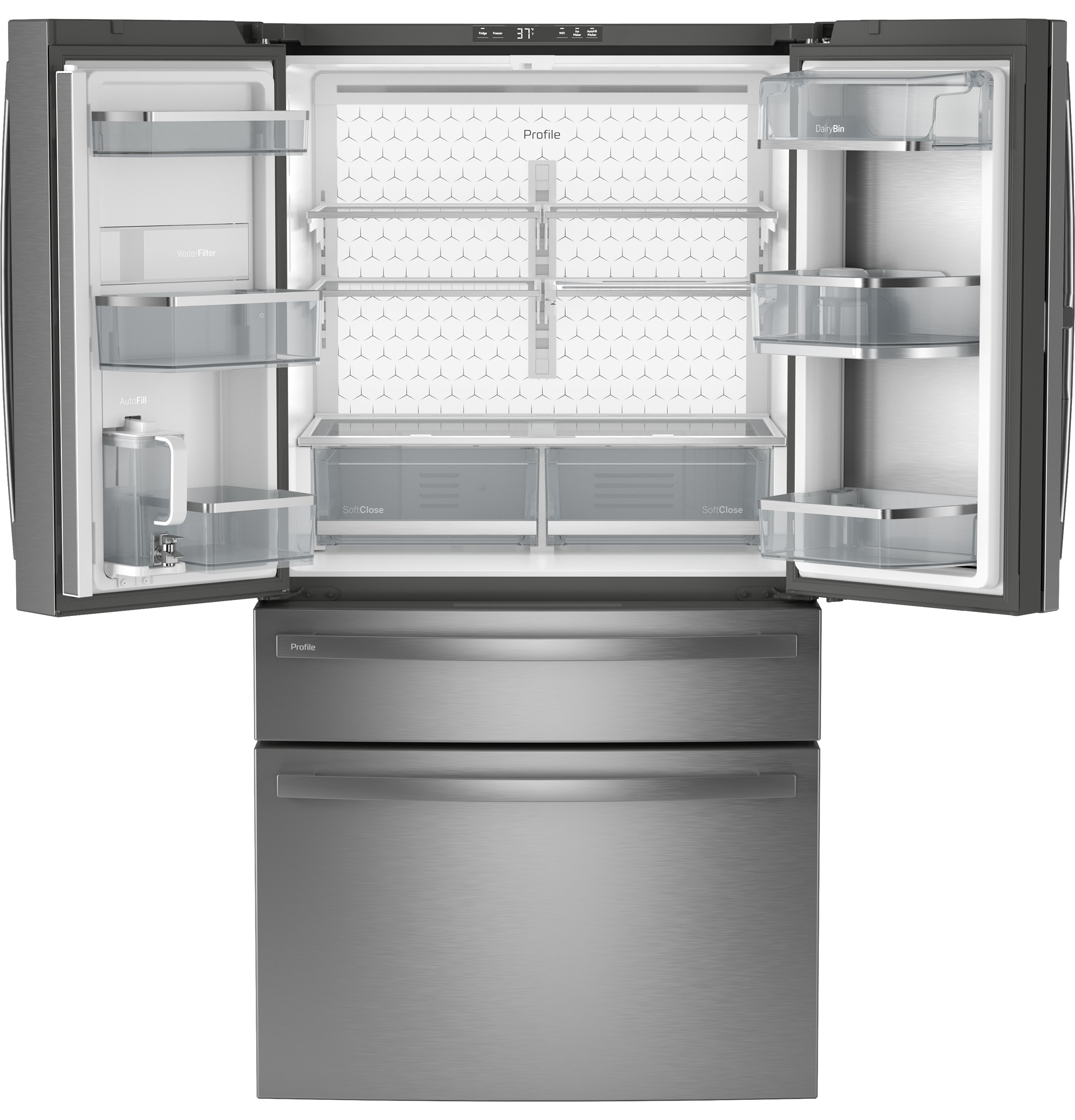 GE PGD29BYTFS French-Door-Refrigerators - View #2