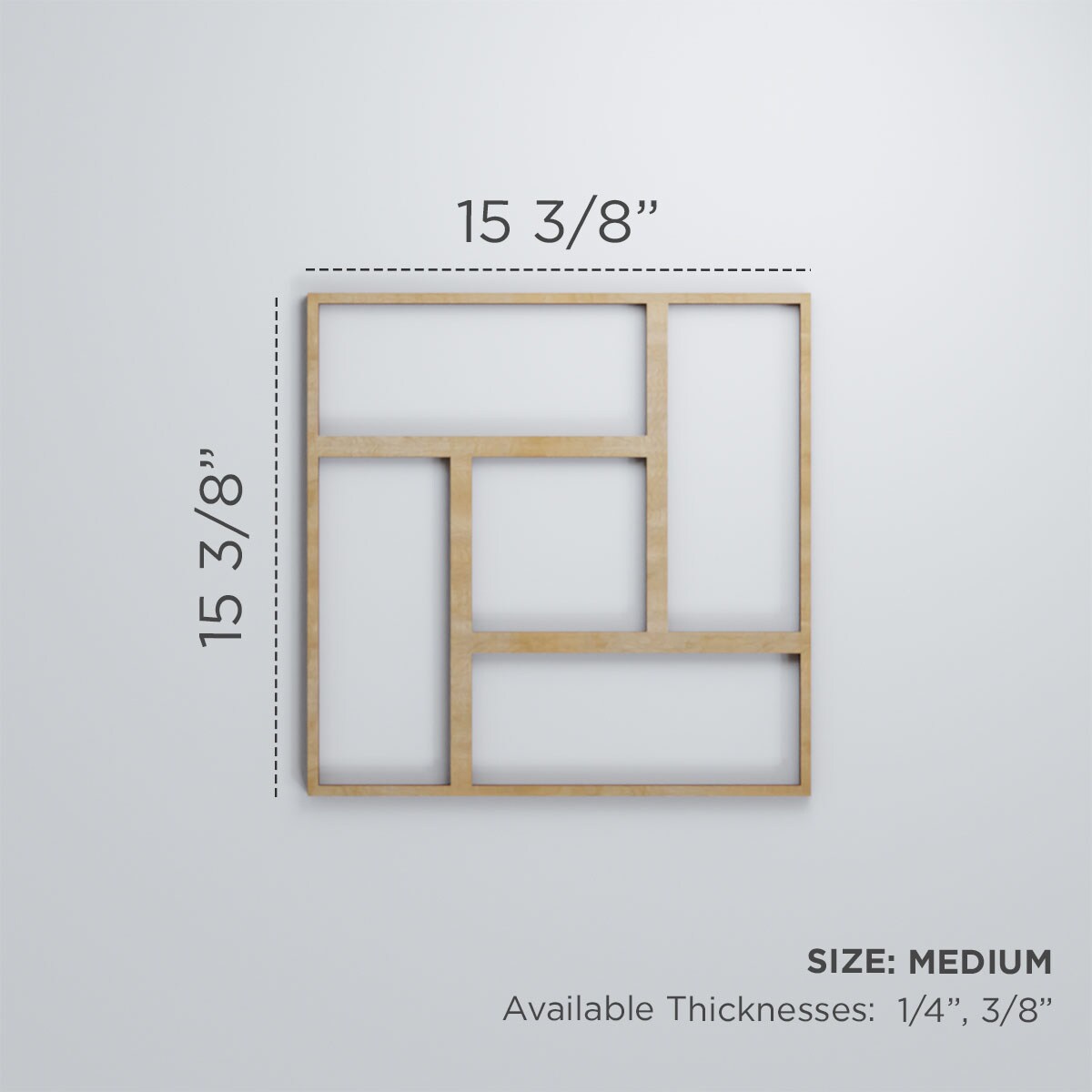 Ekena Millwork WALW16X16X0250SHFMF Wall-Panels - View #3
