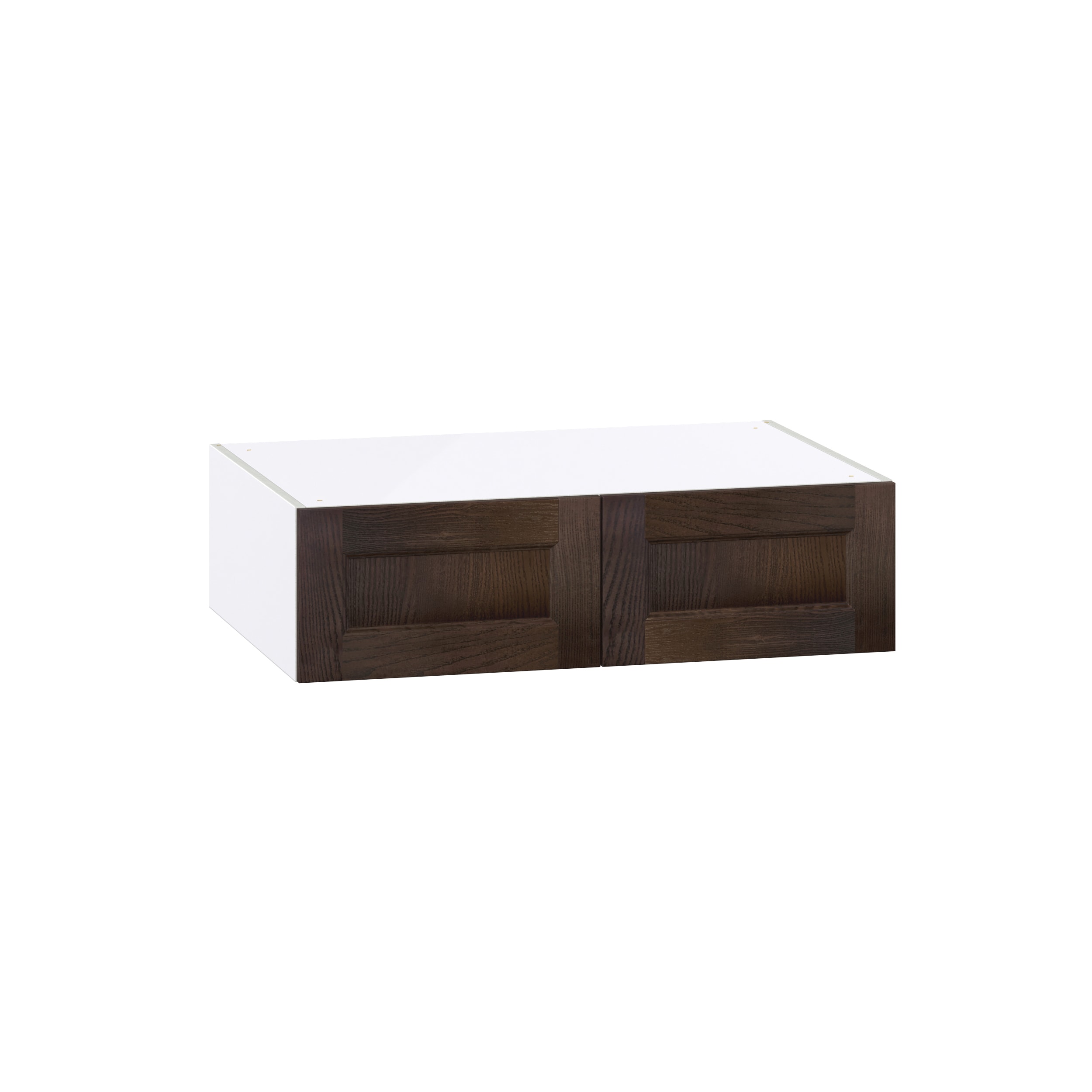 Hugo&Borg Montclaire 36-in W x 10-in H x 24-in D Wood Wall Fully Assembled Cabinet (Recessed Panel Shaker Door Style)