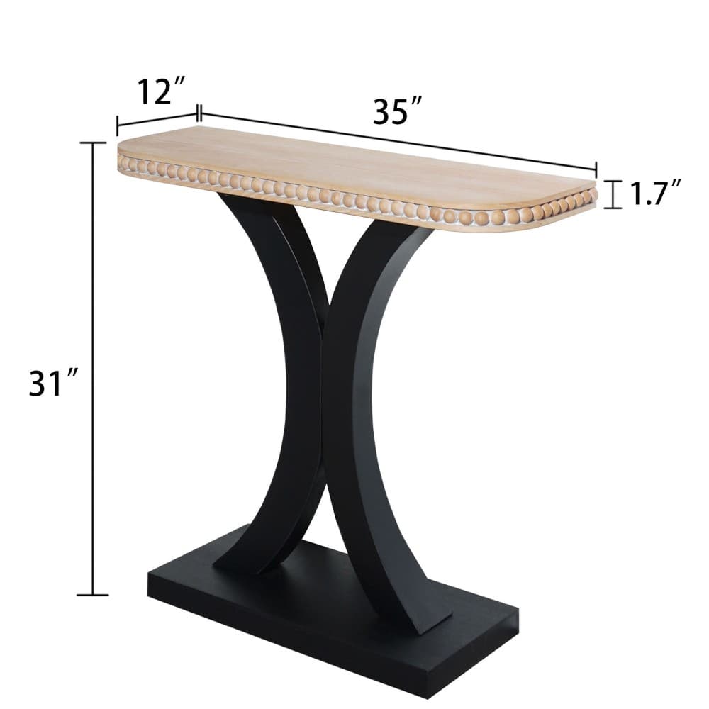 Coolbibila KAIRO-CONSOLE-BLACK Console-Sofa-Tables - View #3