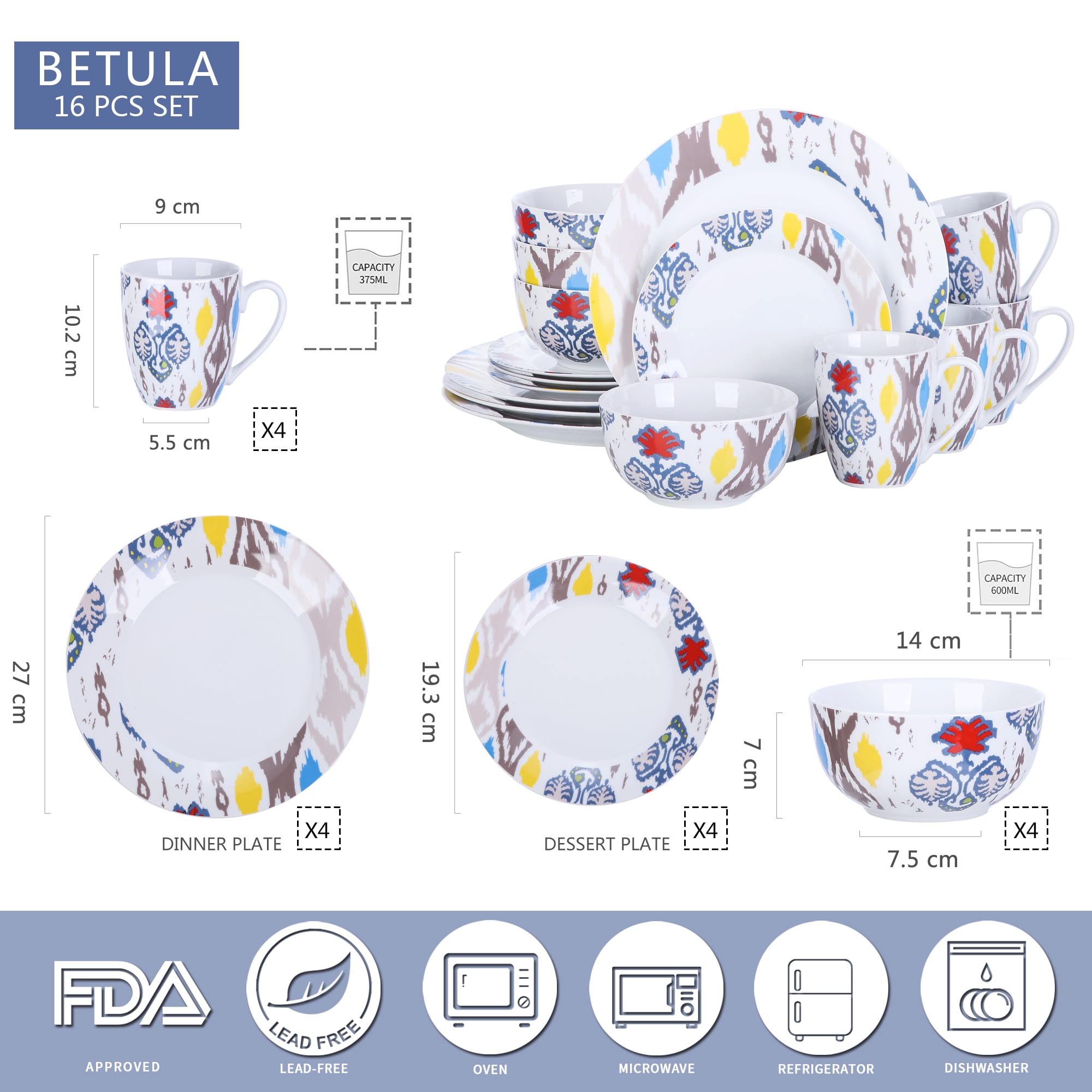CASAINC MH-BETULA-16 dinnerware - View #8