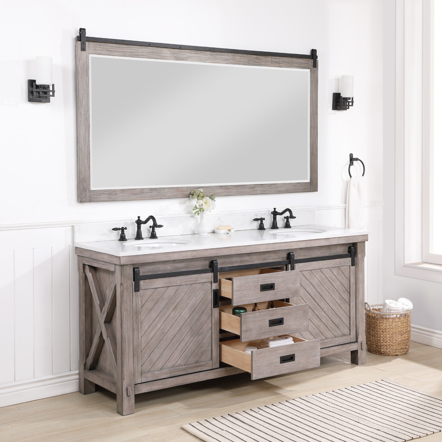 Vinnova 701772-CR-WS Bath-Vanity-Combo - View #3