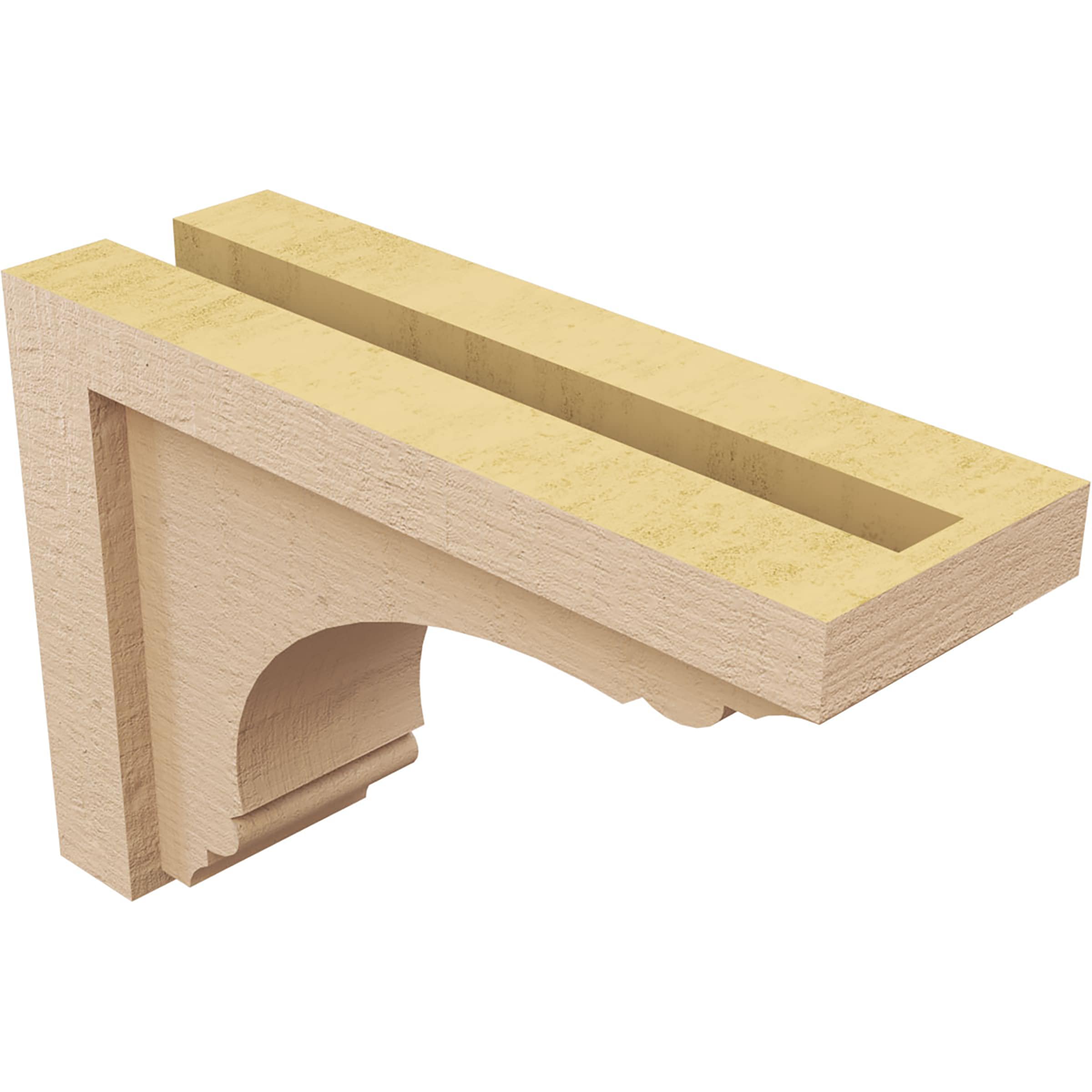 Ekena Millwork CORU04X12X08WARRCPR corbels - View #5