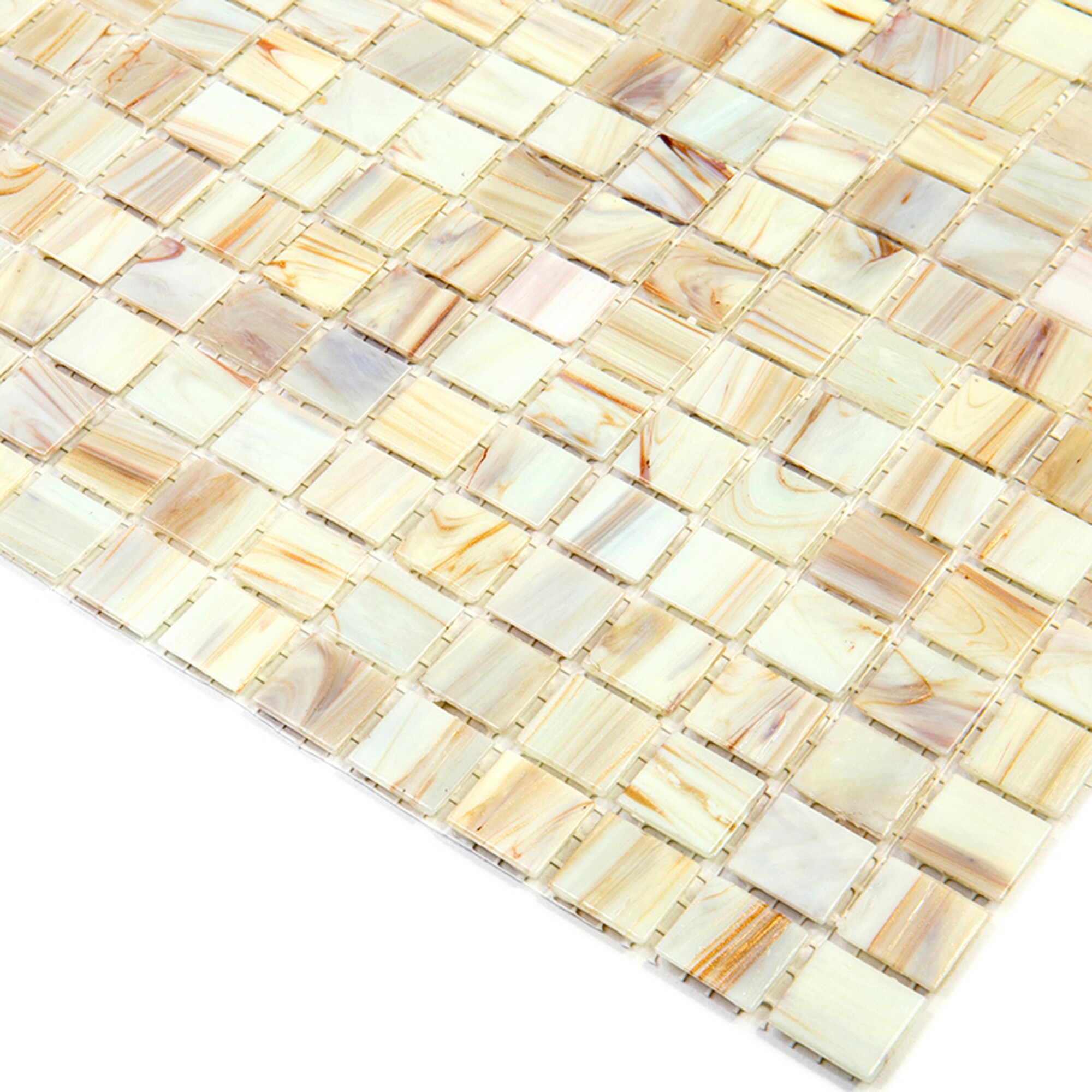 Apollo Tile Celestial Denim Blue 12-in x 12-in Glossy Glass Uniform Squares Floor and Wall Tile (20-sq. ft/ Carton)