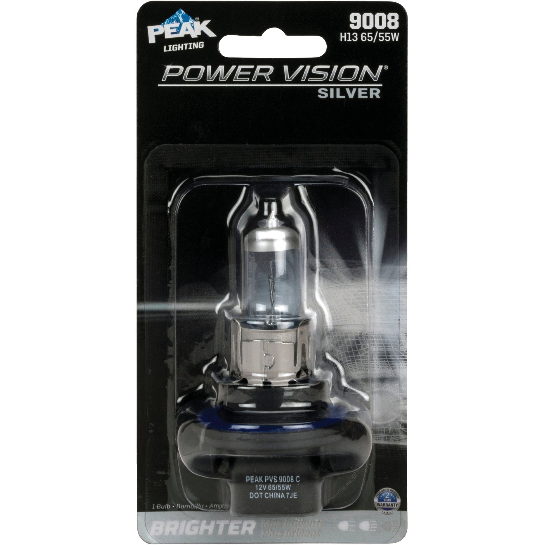 PEAK 9008PVS-BPP Headlight-Bulbs - View #2