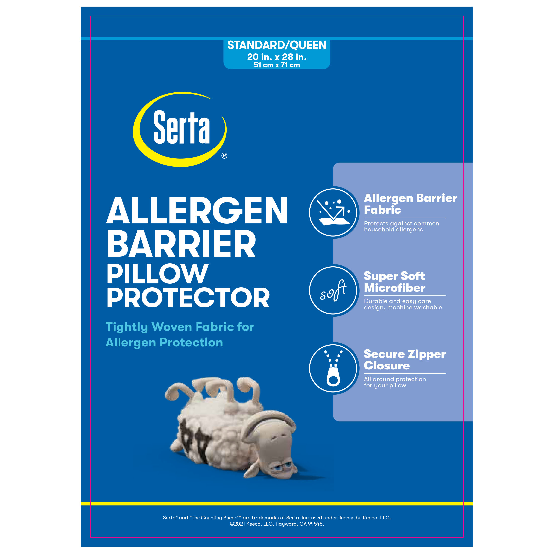 Serta pillow clearance protector