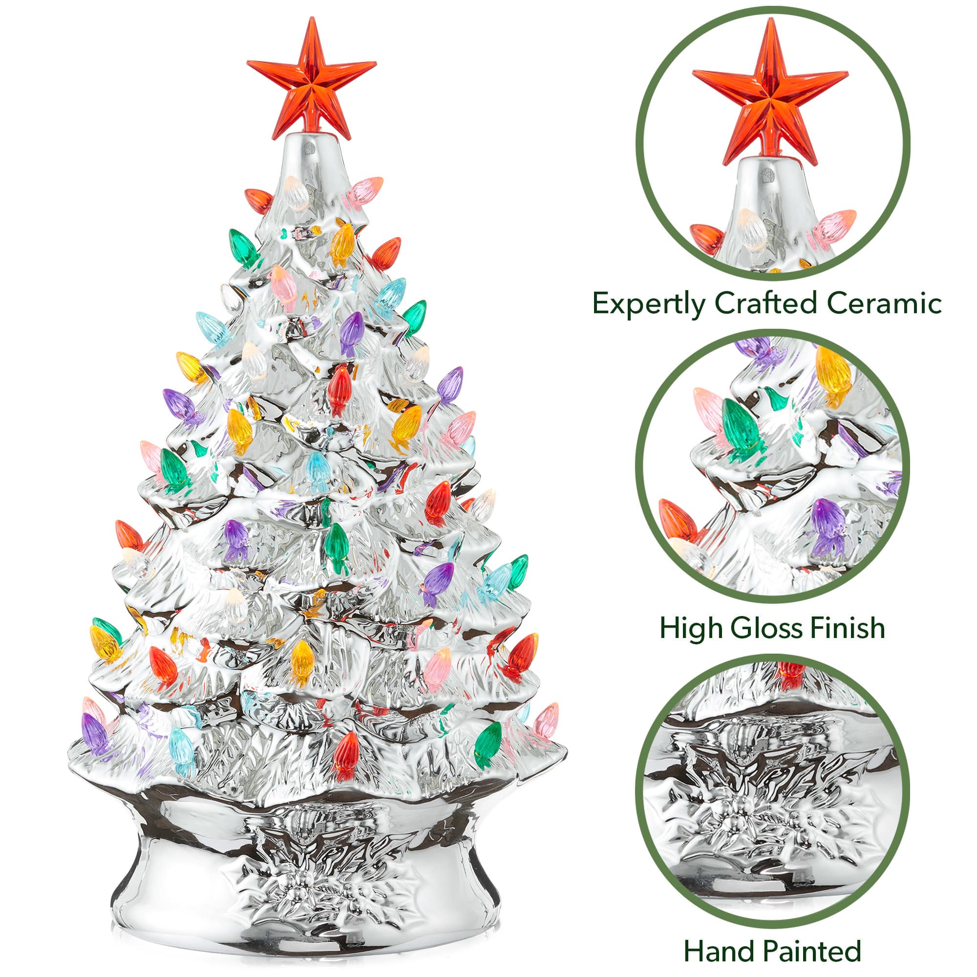 Casafield SZN-TR-9245-SLV Artificial-Christmas-Trees - View #5