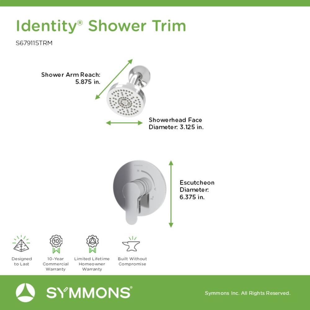 Symmons S679115TRM Tub-Shower-Faucets - View #2