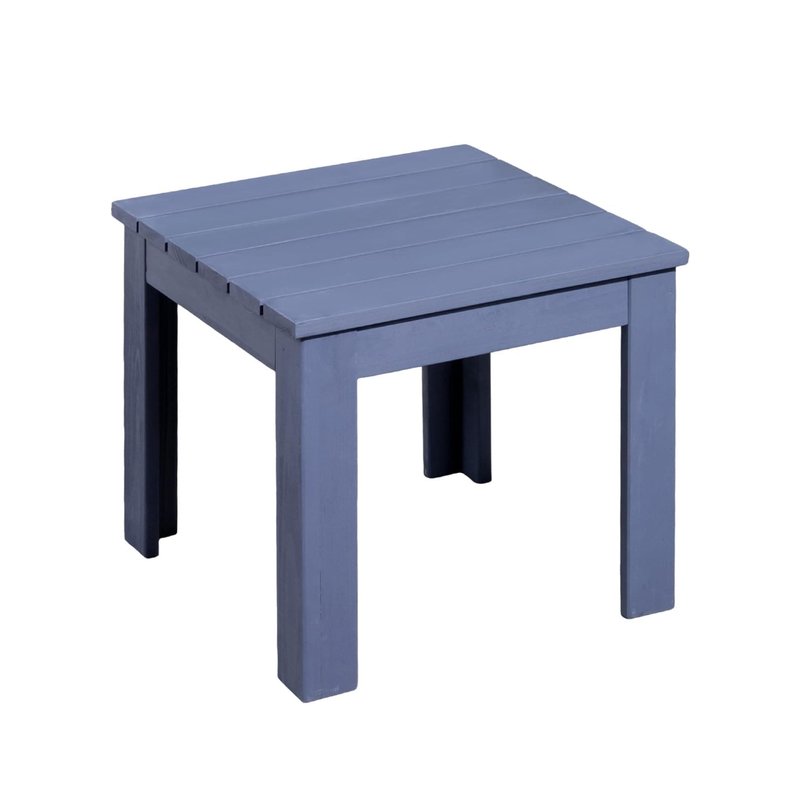 VINGLI LSPTABLE1456 18 Inch Outdoor Adirondack Side Table Outdoor End Table Navy Blue